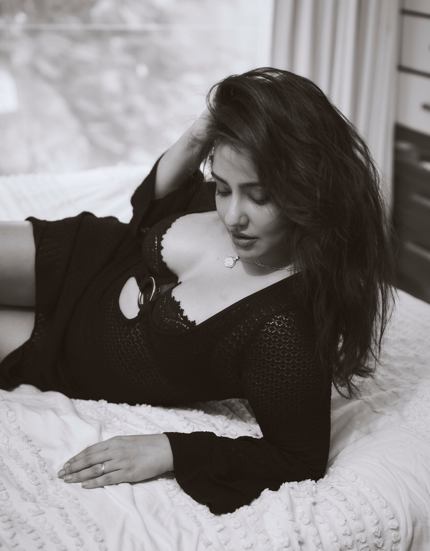 Neha Sharma Turns Heads in Bold Black Magic with Effortlessly Chic Styling
