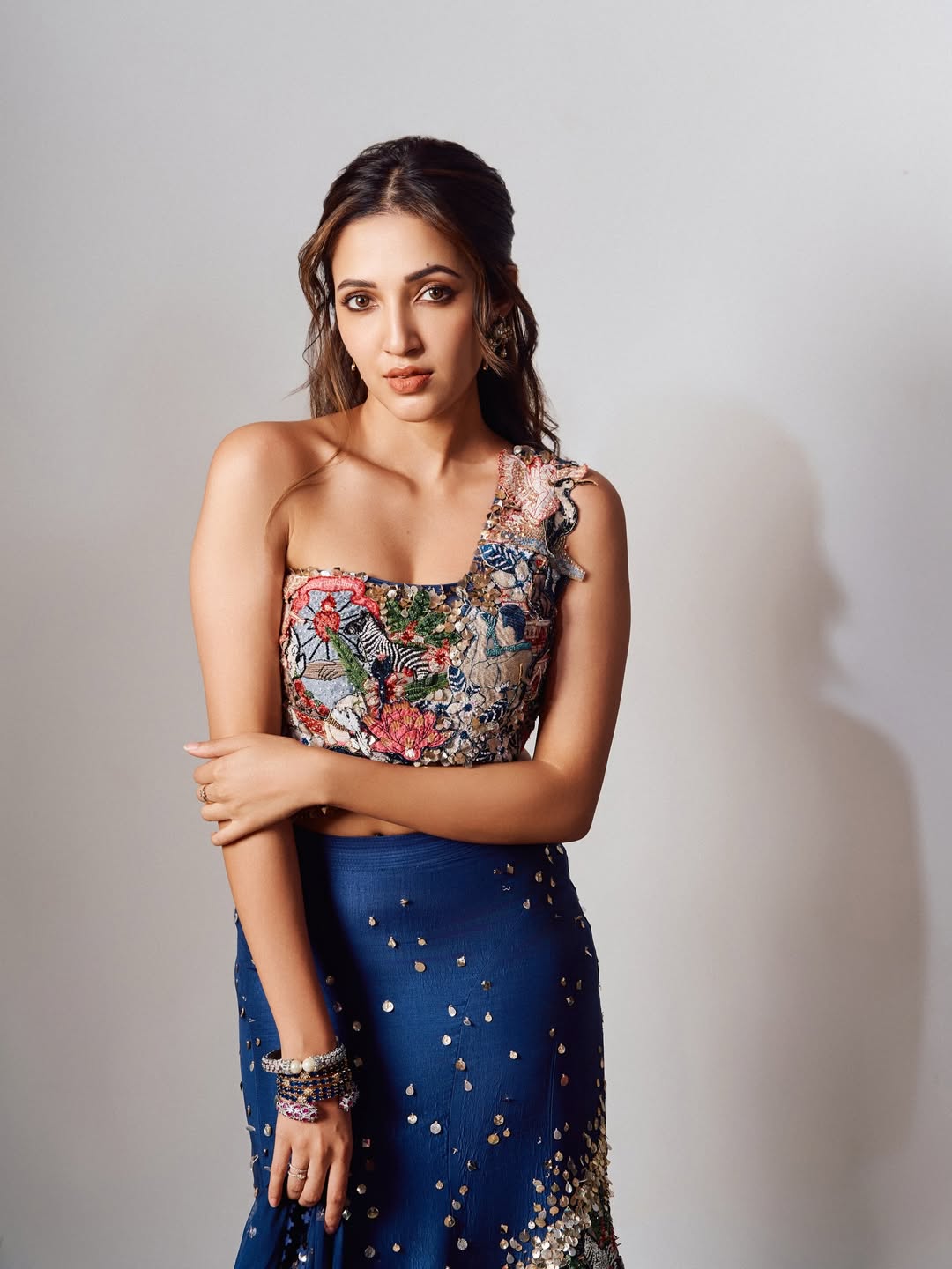 Neha Shetty in Linen Shirt: A Study in Relaxed Texture Play
