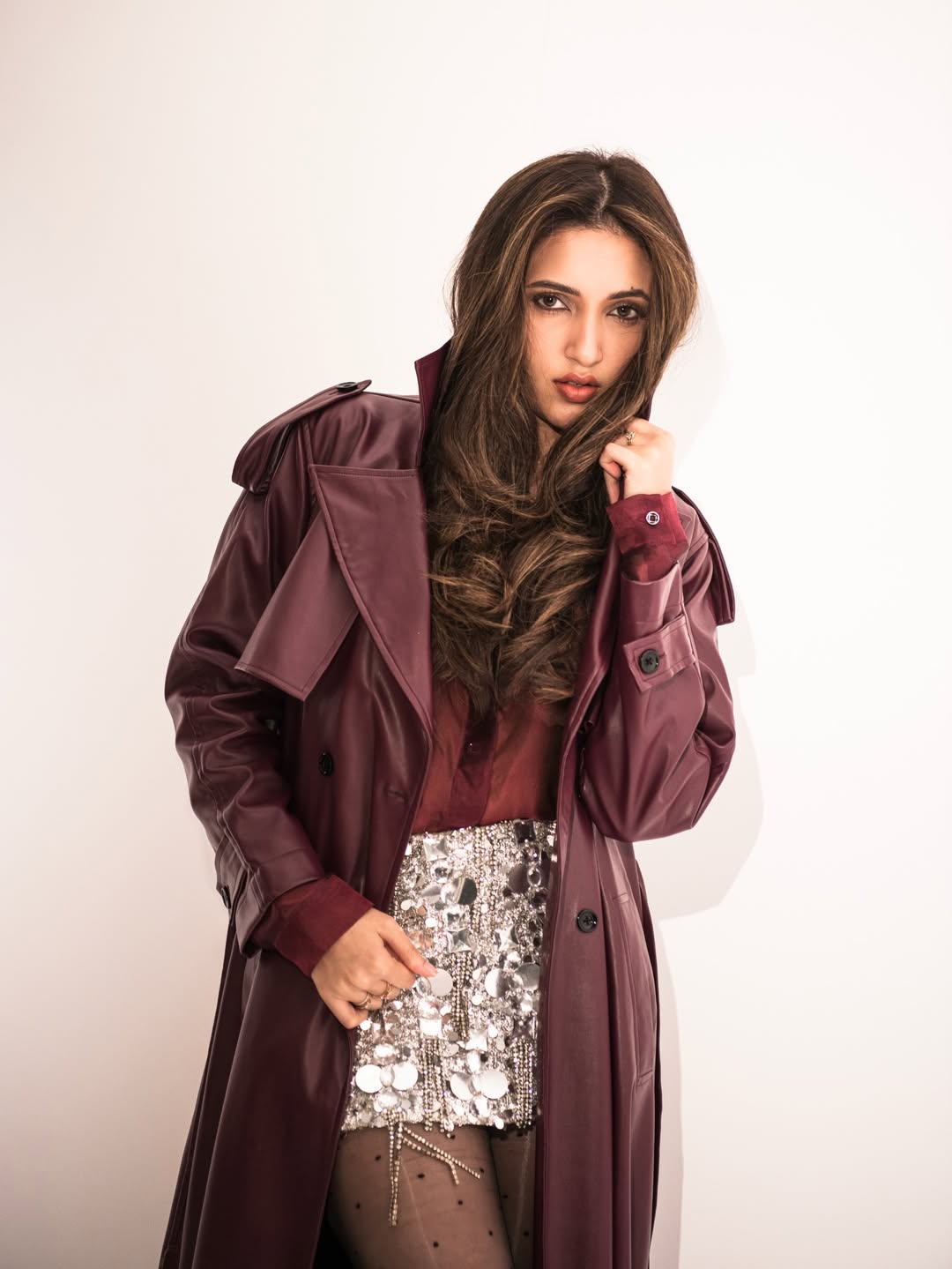 Neha Shetty in Linen Shirt: A Study in Relaxed Texture Play