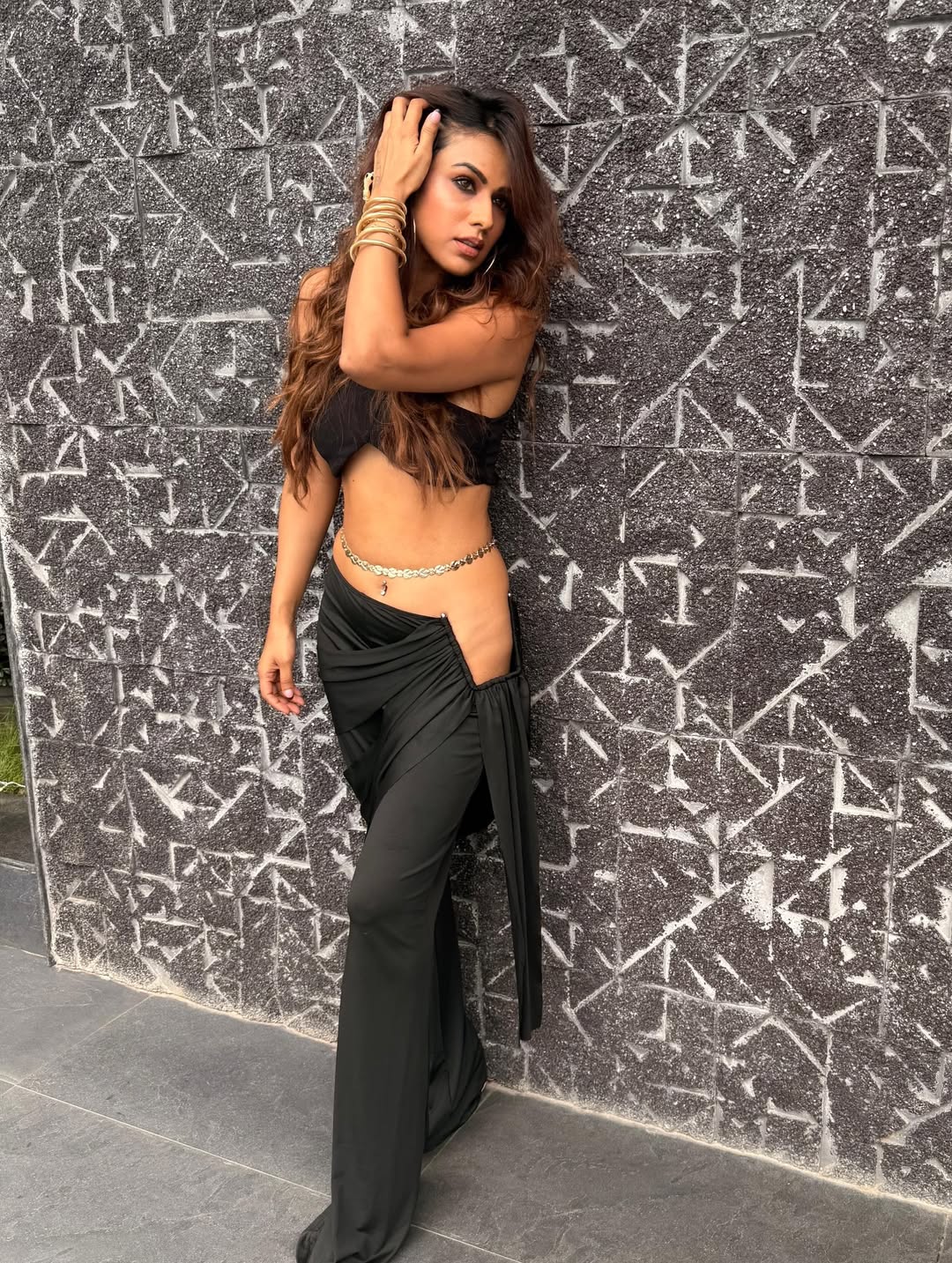 Nia Sharma's Iconic Black Glam Look Steals the Spotlight