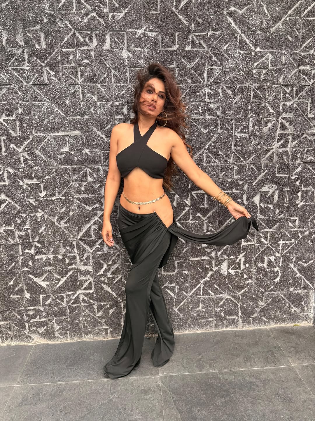 Nia Sharma's Iconic Black Glam Look Steals the Spotlight
