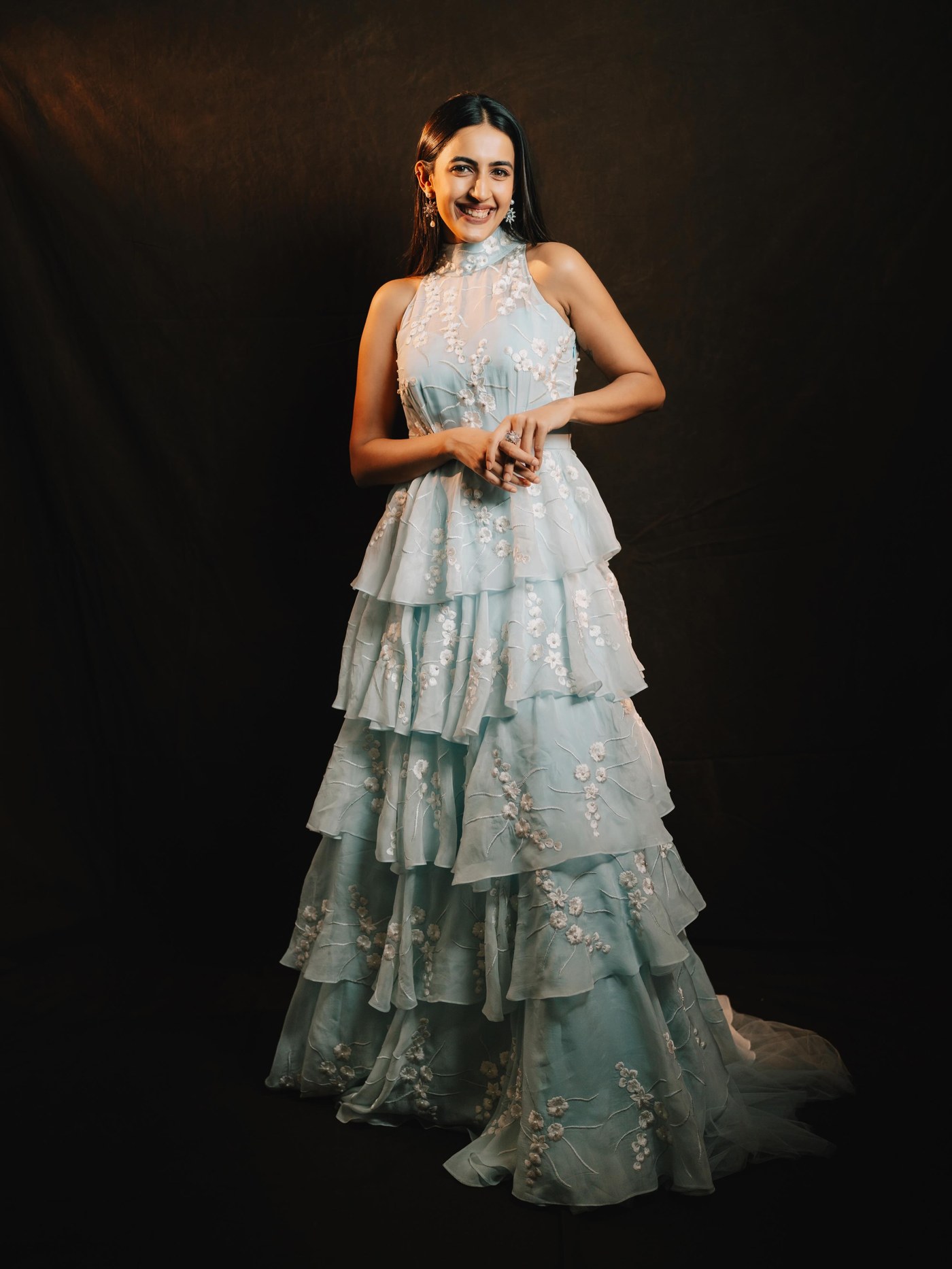 Niharika Konidela’s Pastel Perfection: Effortless Glamour Blooms in Dreamy Blue
