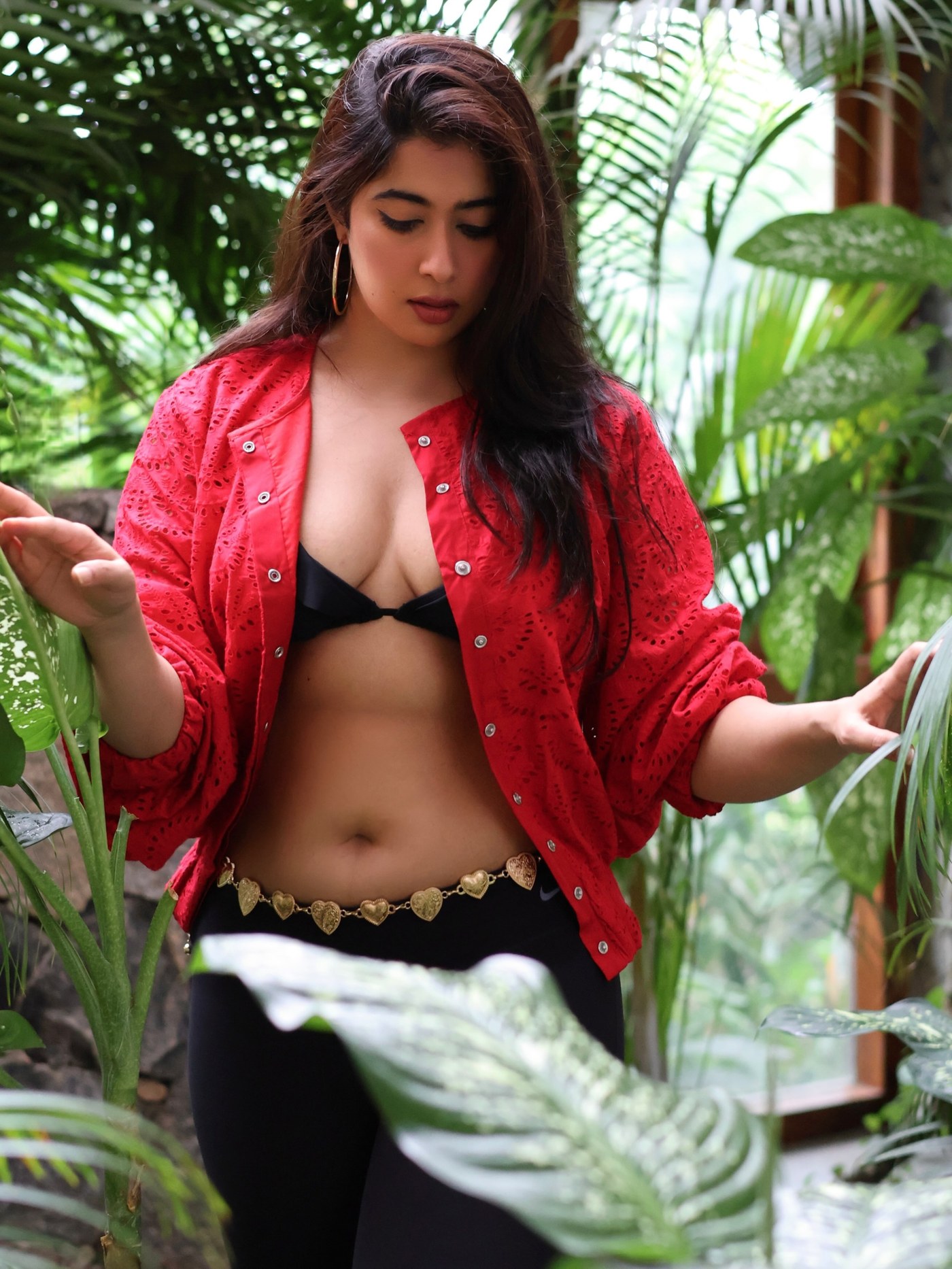 Nikita Sharma's Fiery Red Jacket Look Is Breaking the Internet