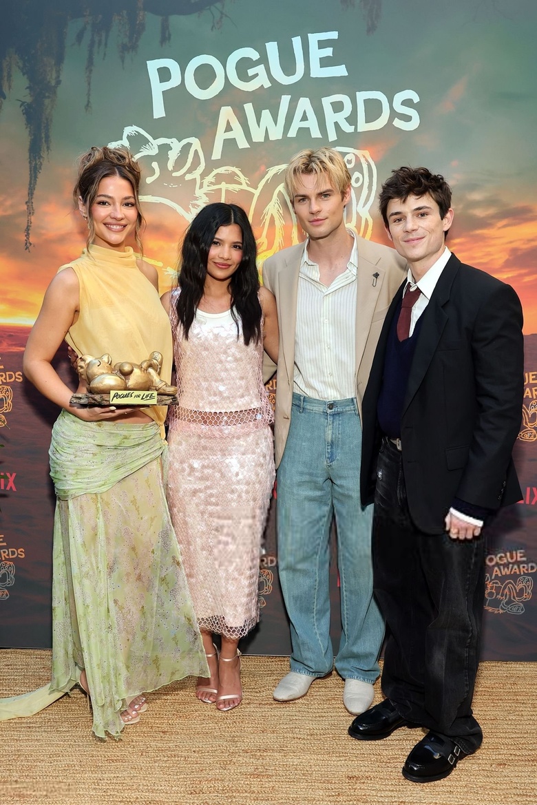 Nikki Rodriguez arrives at the Outer Banks Pogues for Life Fan Farewell Event in Los Angeles with radiant style. - Photos & Updates