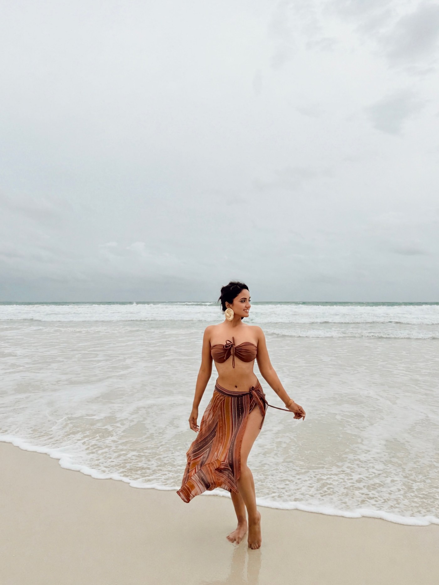 Nisha Guragain Nails the Ultimate Boho-Chic Beach Holiday Look