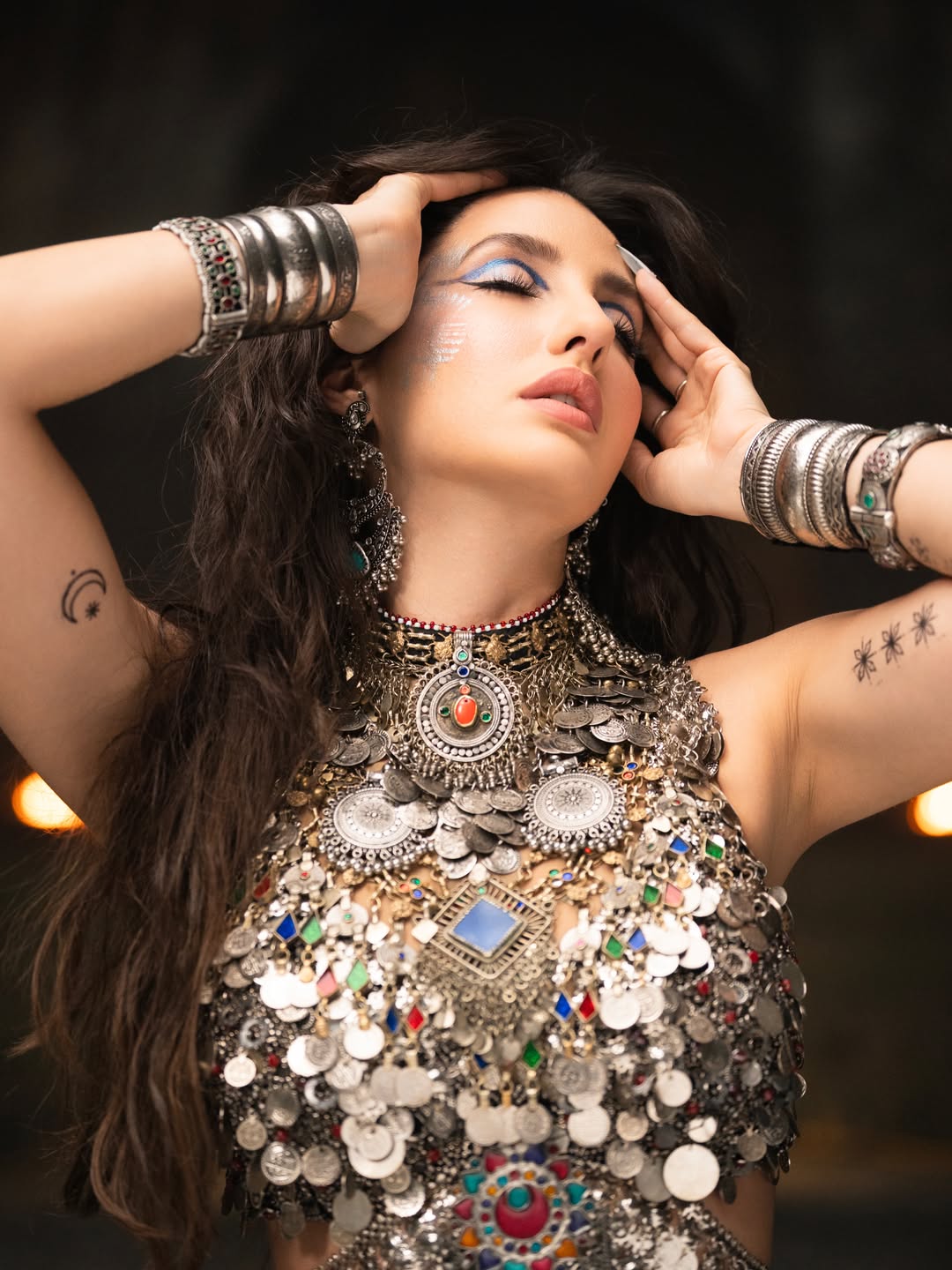 Nora Fatehi's Dazzling Metallic Glamour: A Photo Gallery