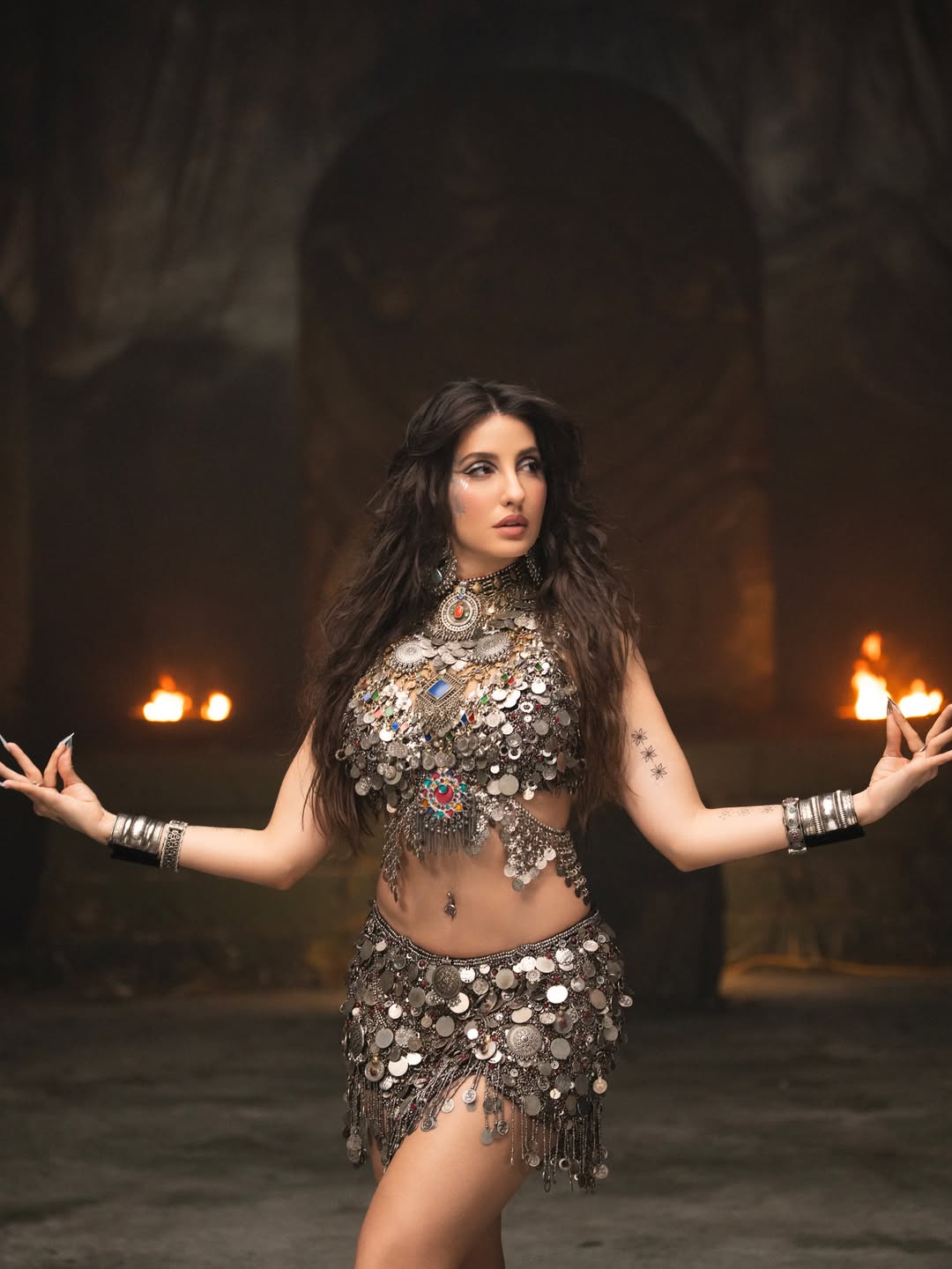 Nora Fatehi's Dazzling Metallic Glamour: A Photo Gallery