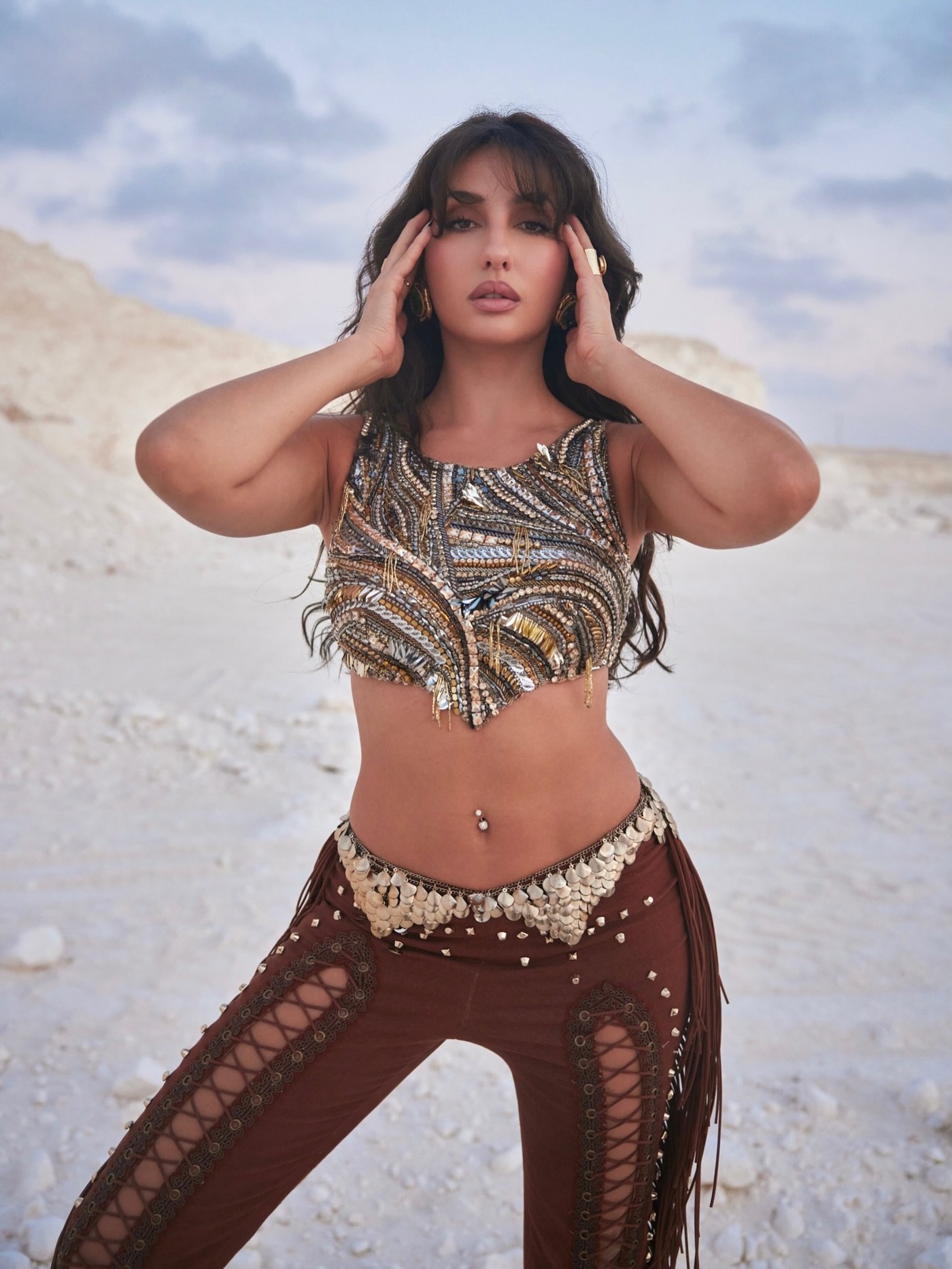 Nora Fatehi Masters Bohemian Chic: A Modern Fashion Statement