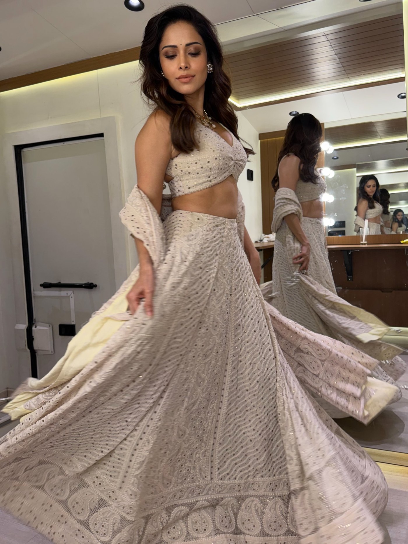 Nushrratt Bharuccha Redefines Ethnic Glamour with Subtle Sophistication