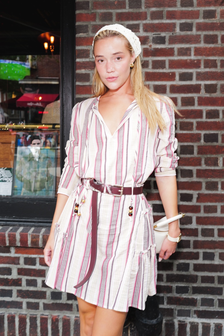 Olivia Ponton Dazzles at Burberry Event in New York City