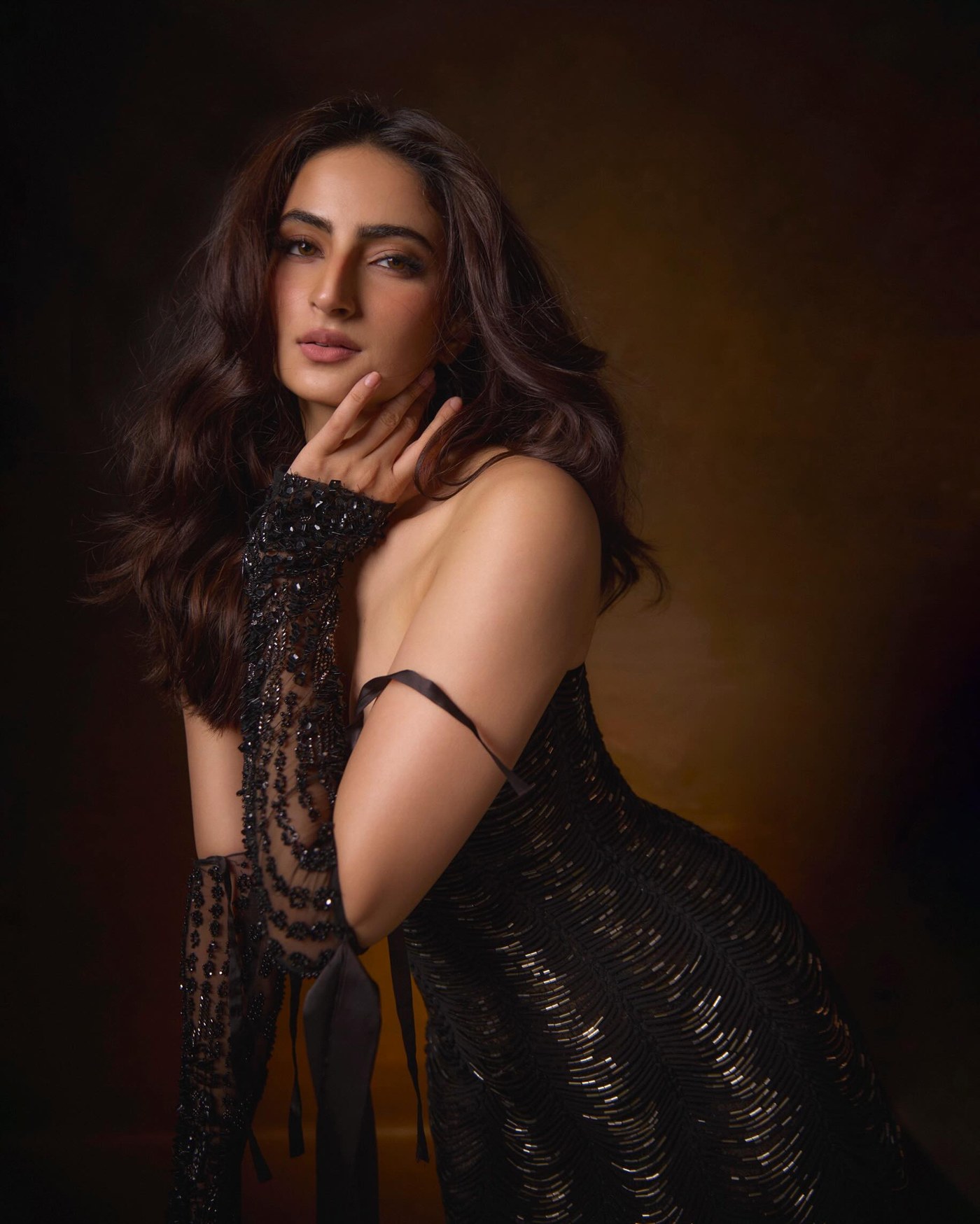 Palak Tiwari Steals the Spotlight in Bold Black Mini Dress Look