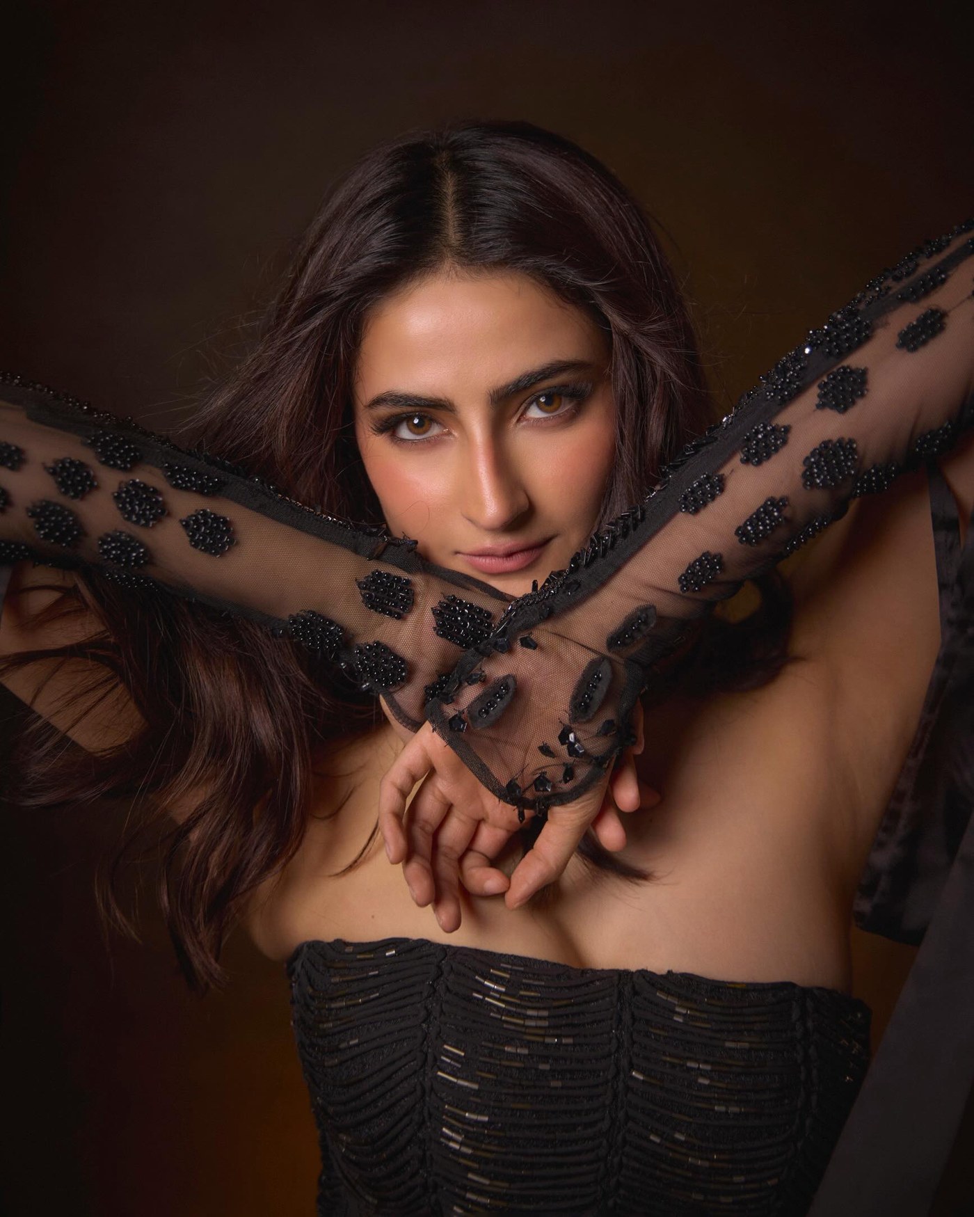 Palak Tiwari Steals the Spotlight in Bold Black Mini Dress Look