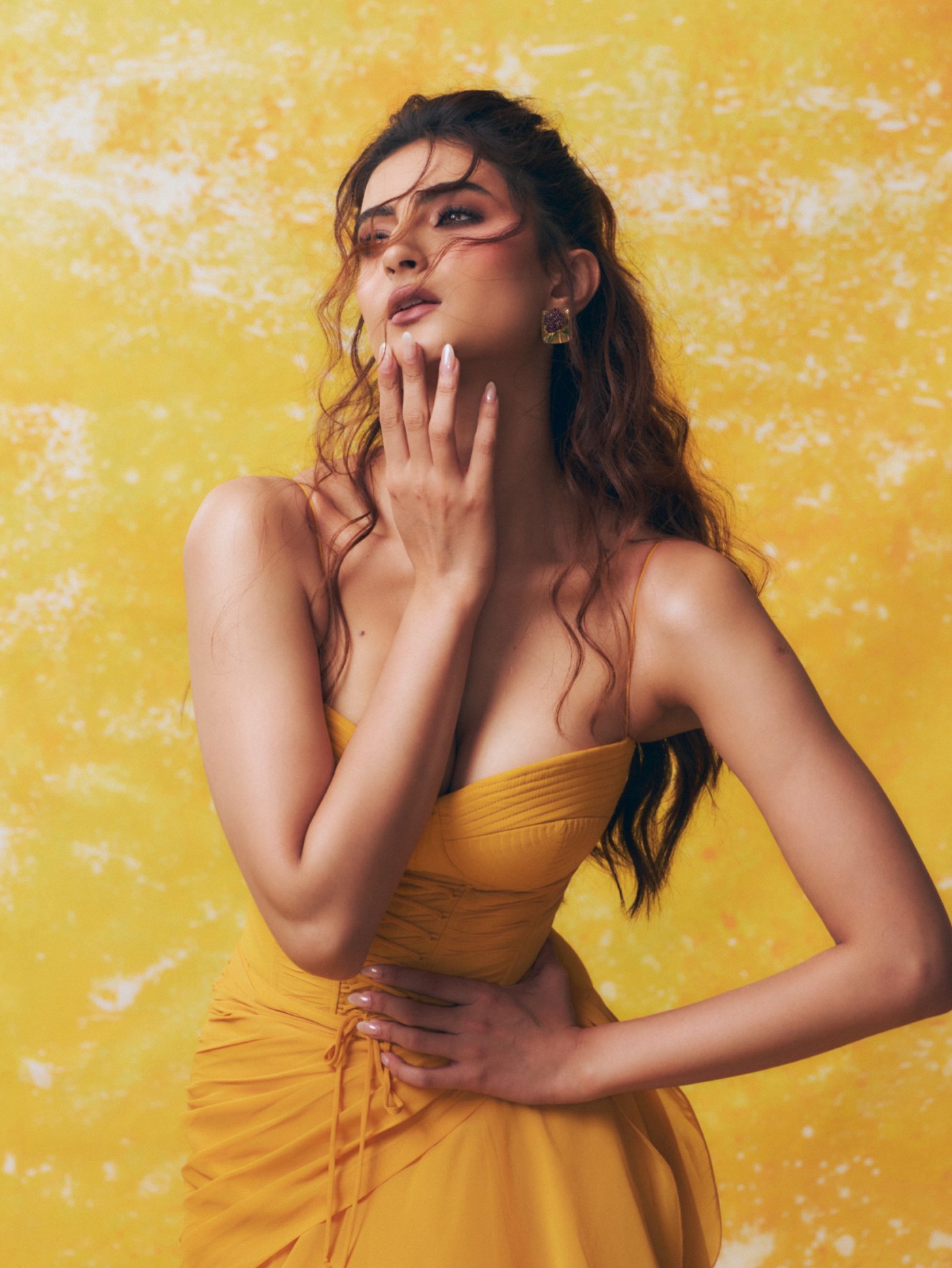 Palak Tiwari's Saffron Gown: A Monochromatic Fashion Study