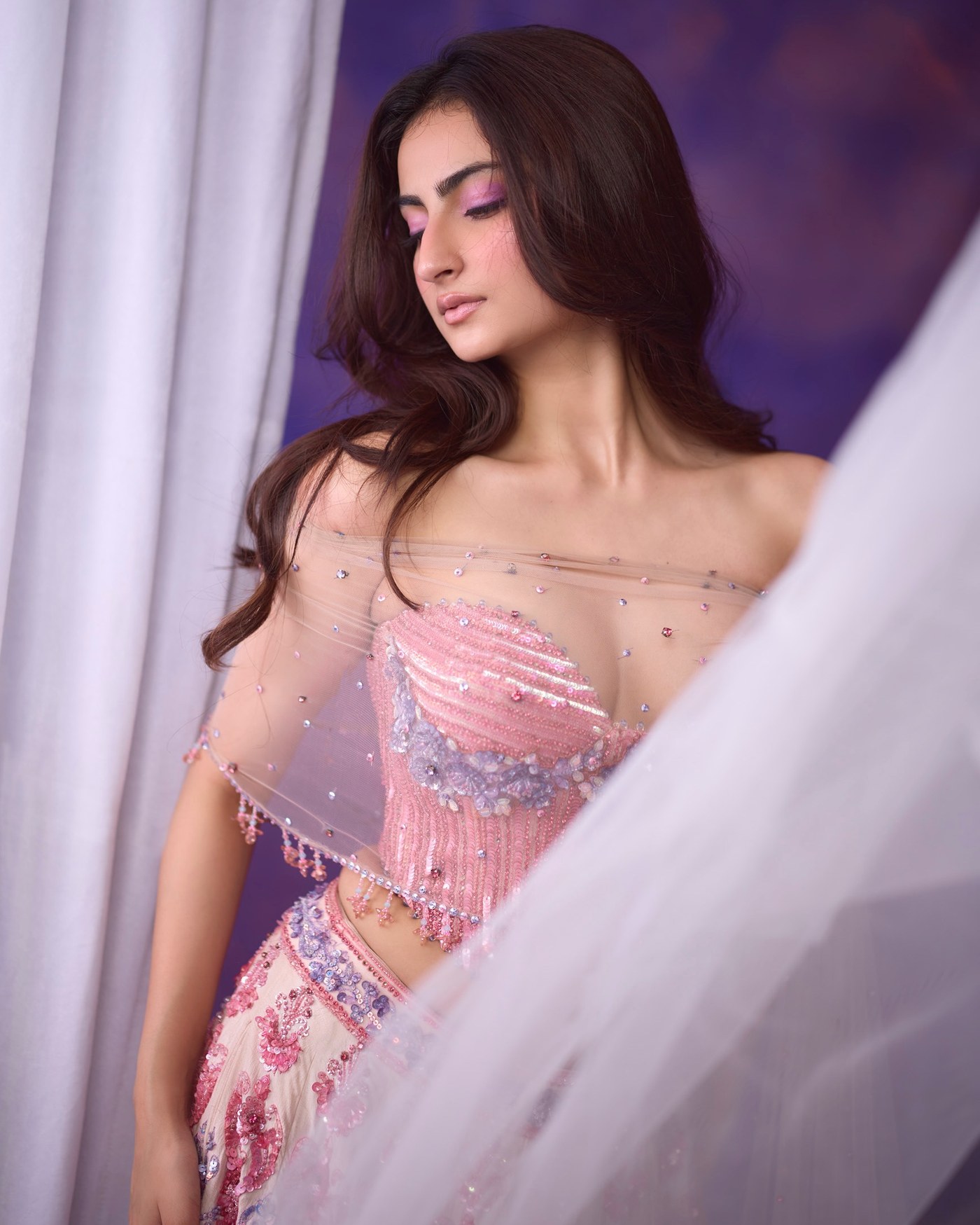 Palak Tiwari Owns the Festive Look with Dreamy Pastel Elegance