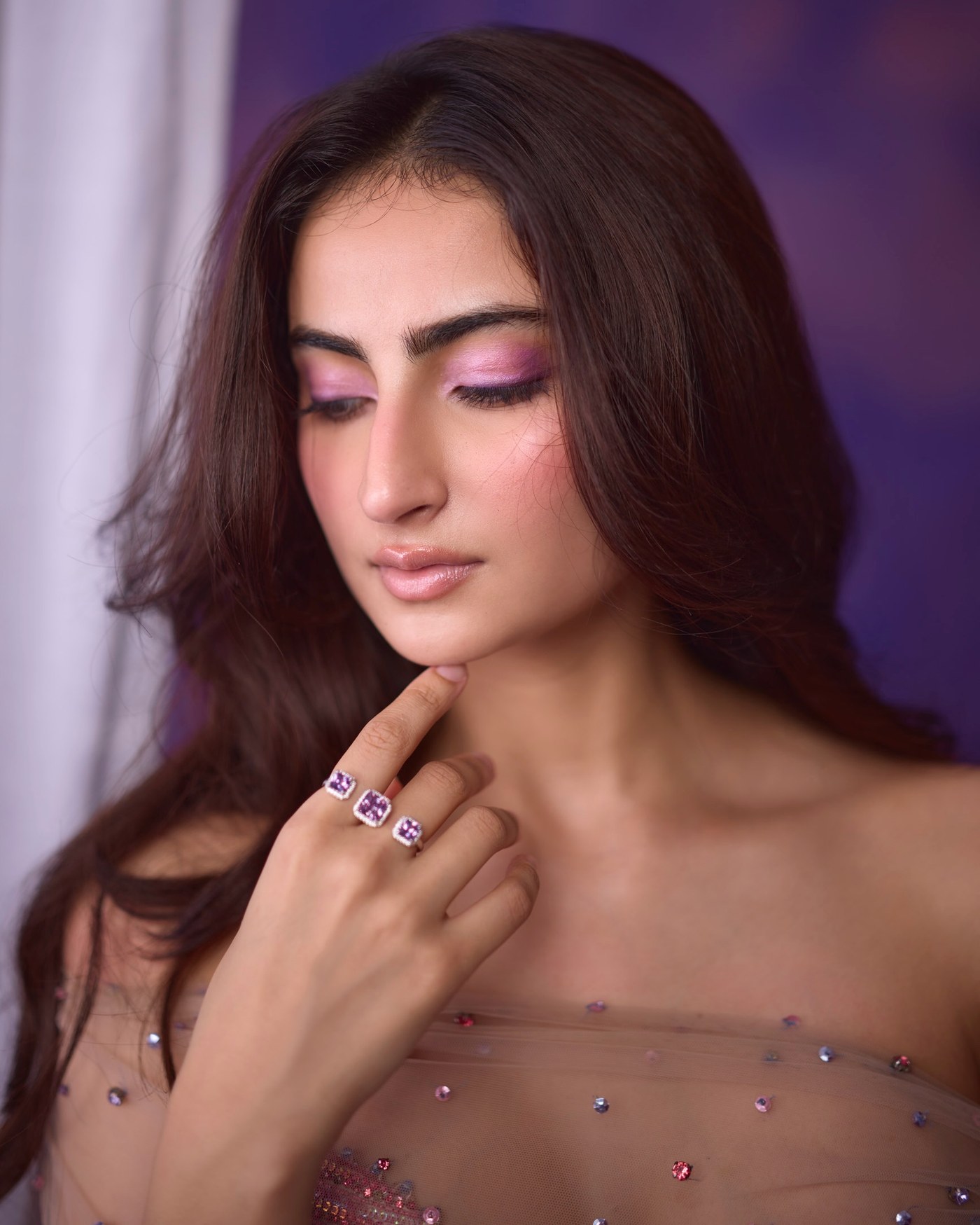 Palak Tiwari Owns the Festive Look with Dreamy Pastel Elegance