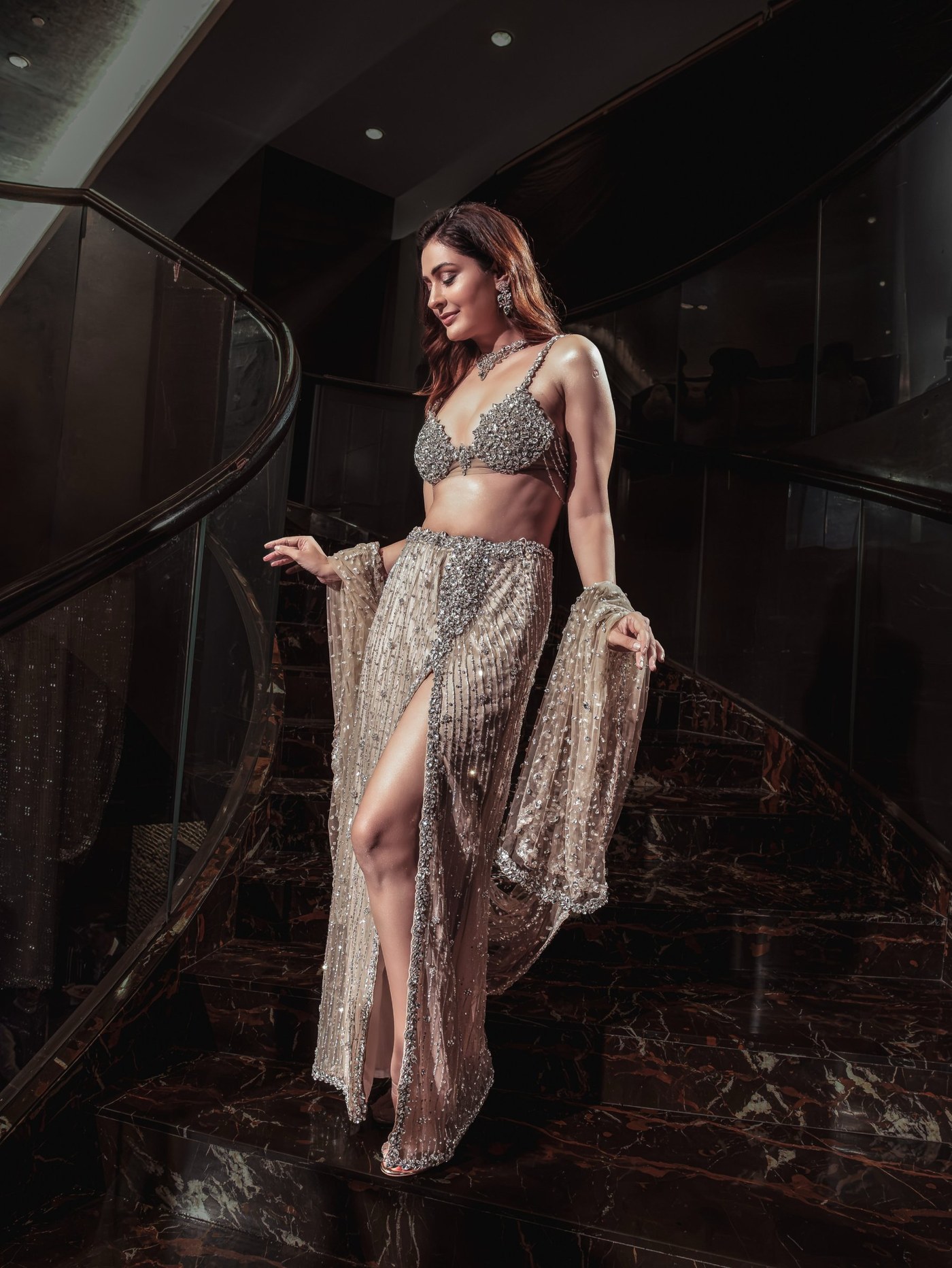 Payal Rajput Shines in Dazzling Silver, Defining Modern Indian Glamour