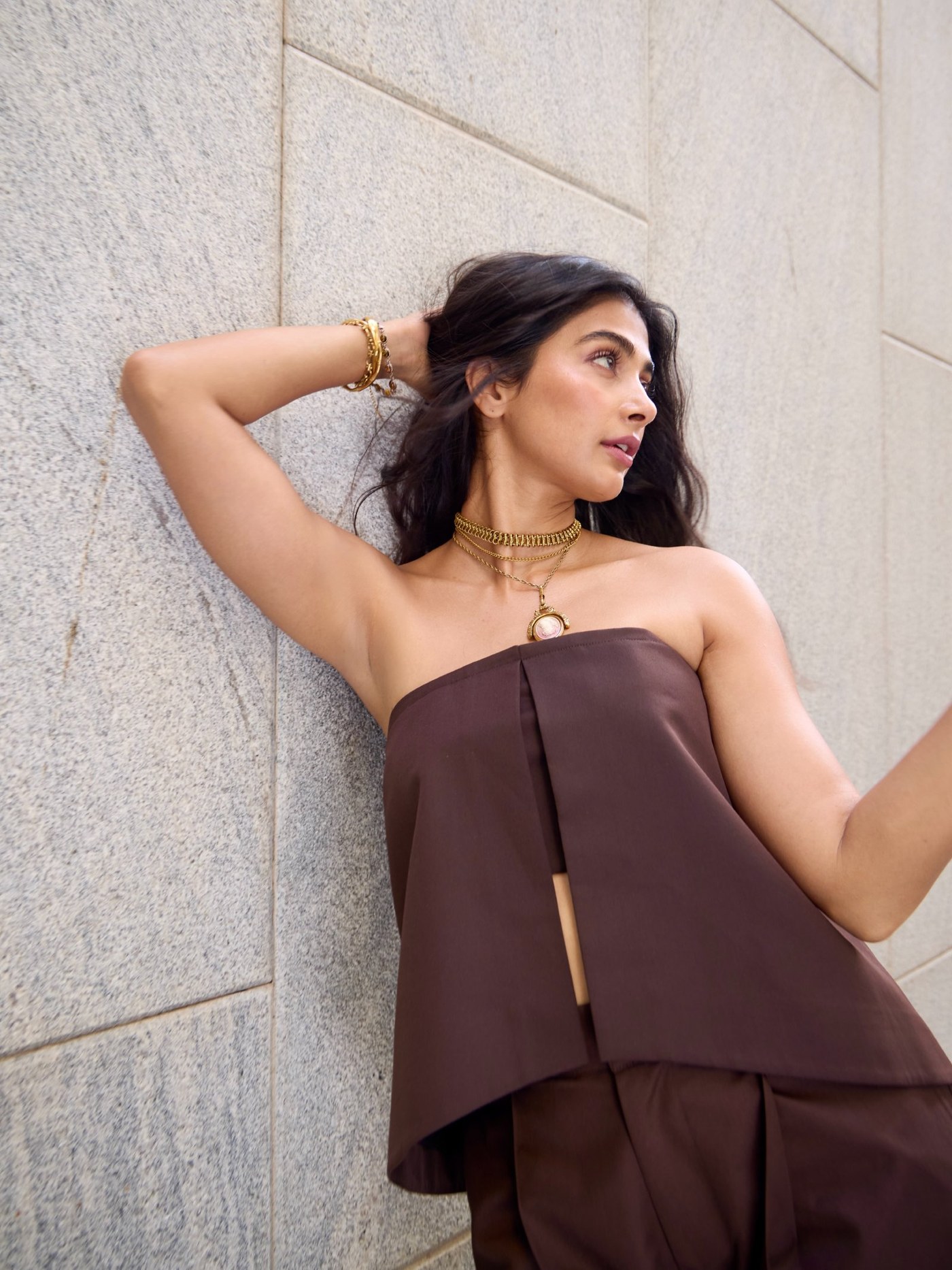 Chocolate Dreams and Chic Confidence: Pooja Hegde Nails Quiet Luxury Style