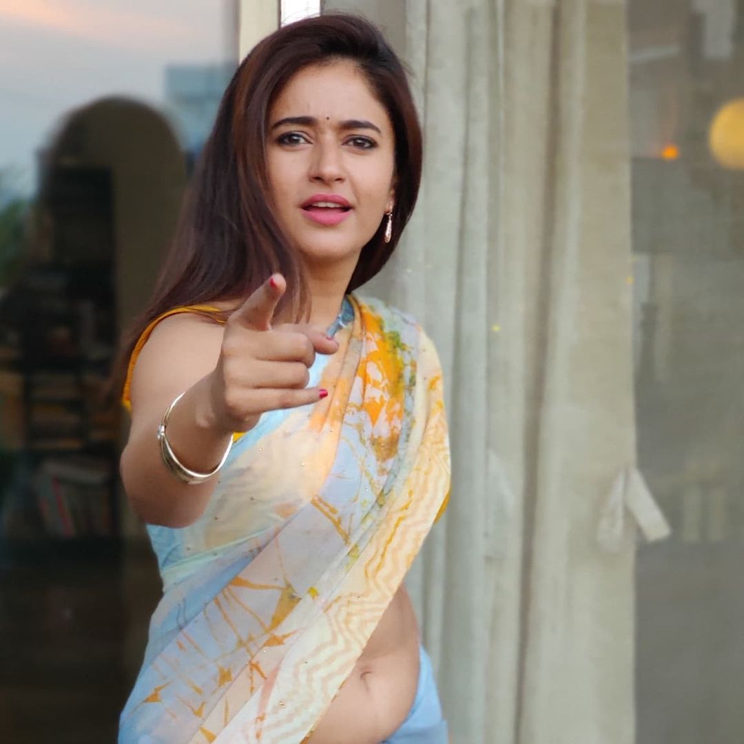 Poonam Bajwa's Stunning Colorful Saree Looks