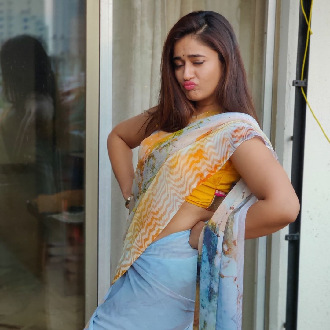 Poonam Bajwa's Stunning Colorful Saree Looks