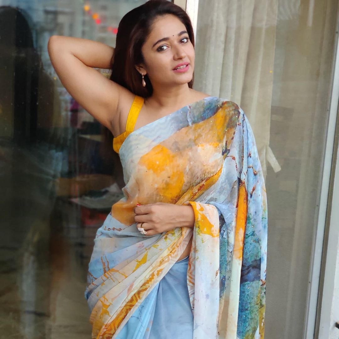 Poonam Bajwa's Stunning Colorful Saree Looks