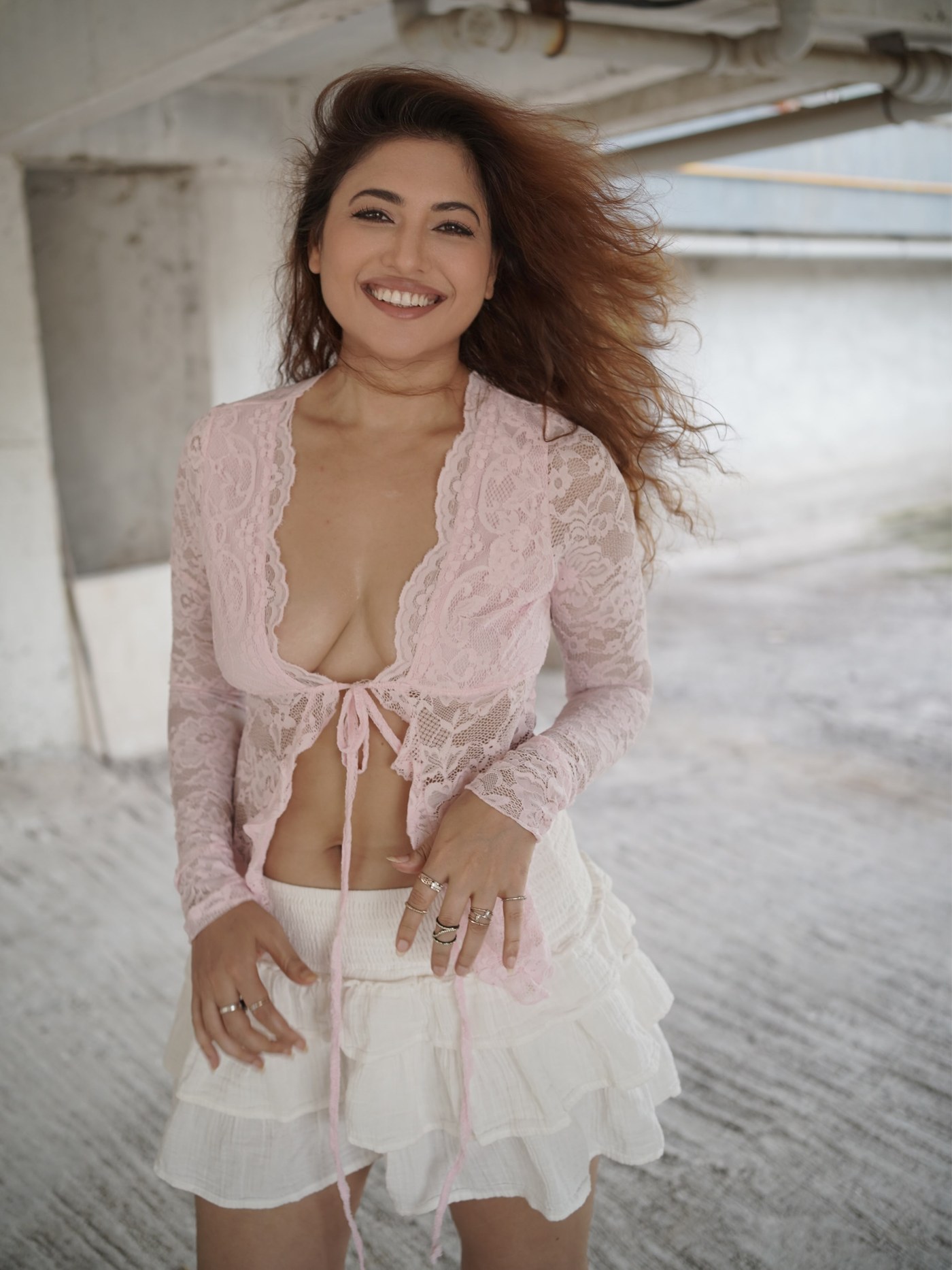 Pooonam Rajput's Soft Glam Aura: Embracing Effortless Romance and Chic Style