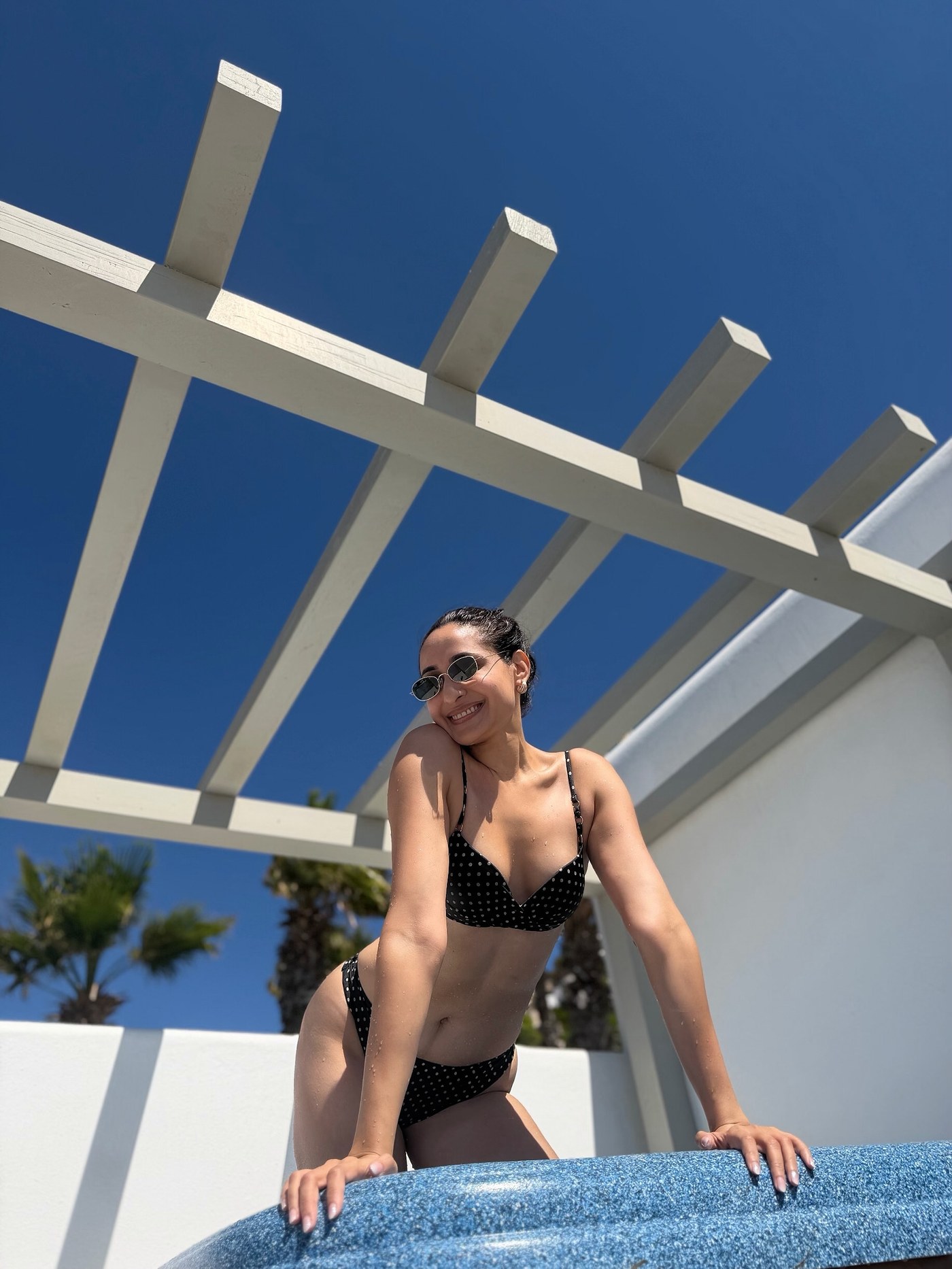Pragya Jaiswal’s Bold Summer Vibes in Mykonos Style