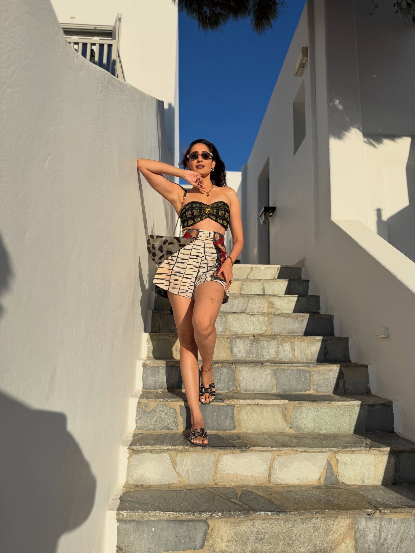 Pragya Jaiswal’s Bold Summer Vibes in Mykonos Style