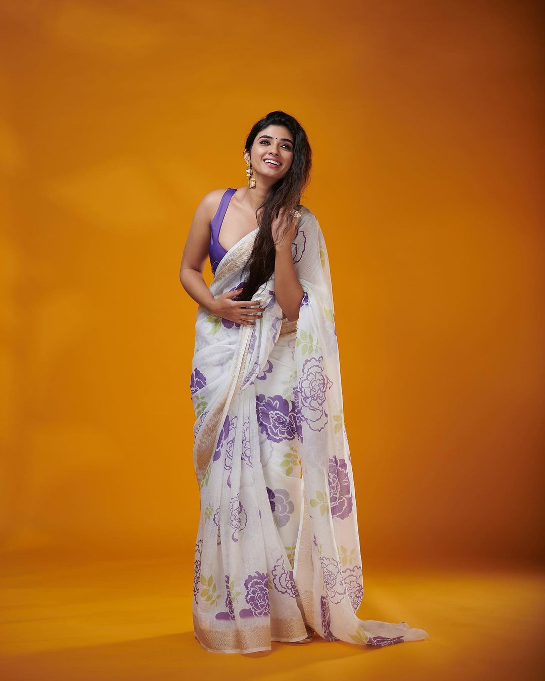 Pragya Nagra Onam Saree Photos 2023 Festive Traditional Looks