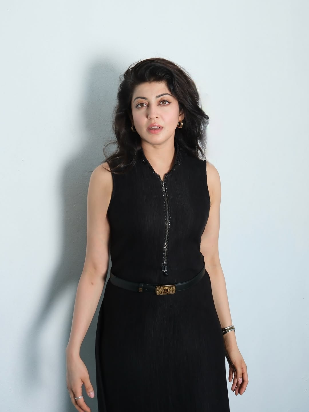 Pranitha Subhash: Effortlessly Chic in Black and Gold