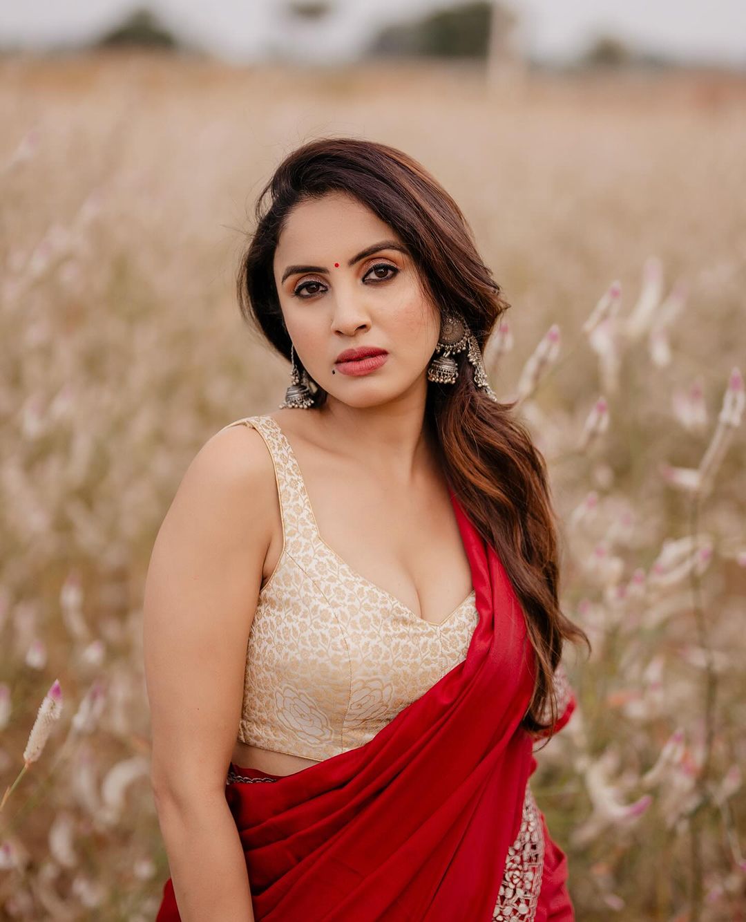 Priyanka Kholgade Stunning Saree Photos and Glamour Looks