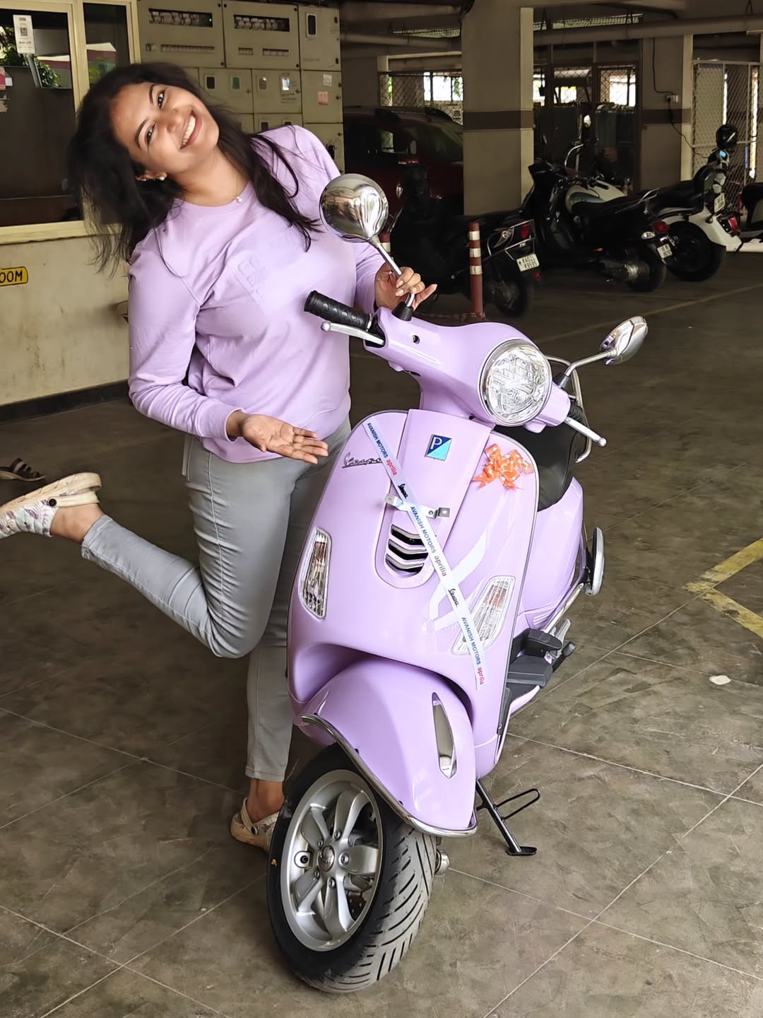 Rachitha Mahalakshmi's New Vespa Scooter Sparks Viral Naming Debate