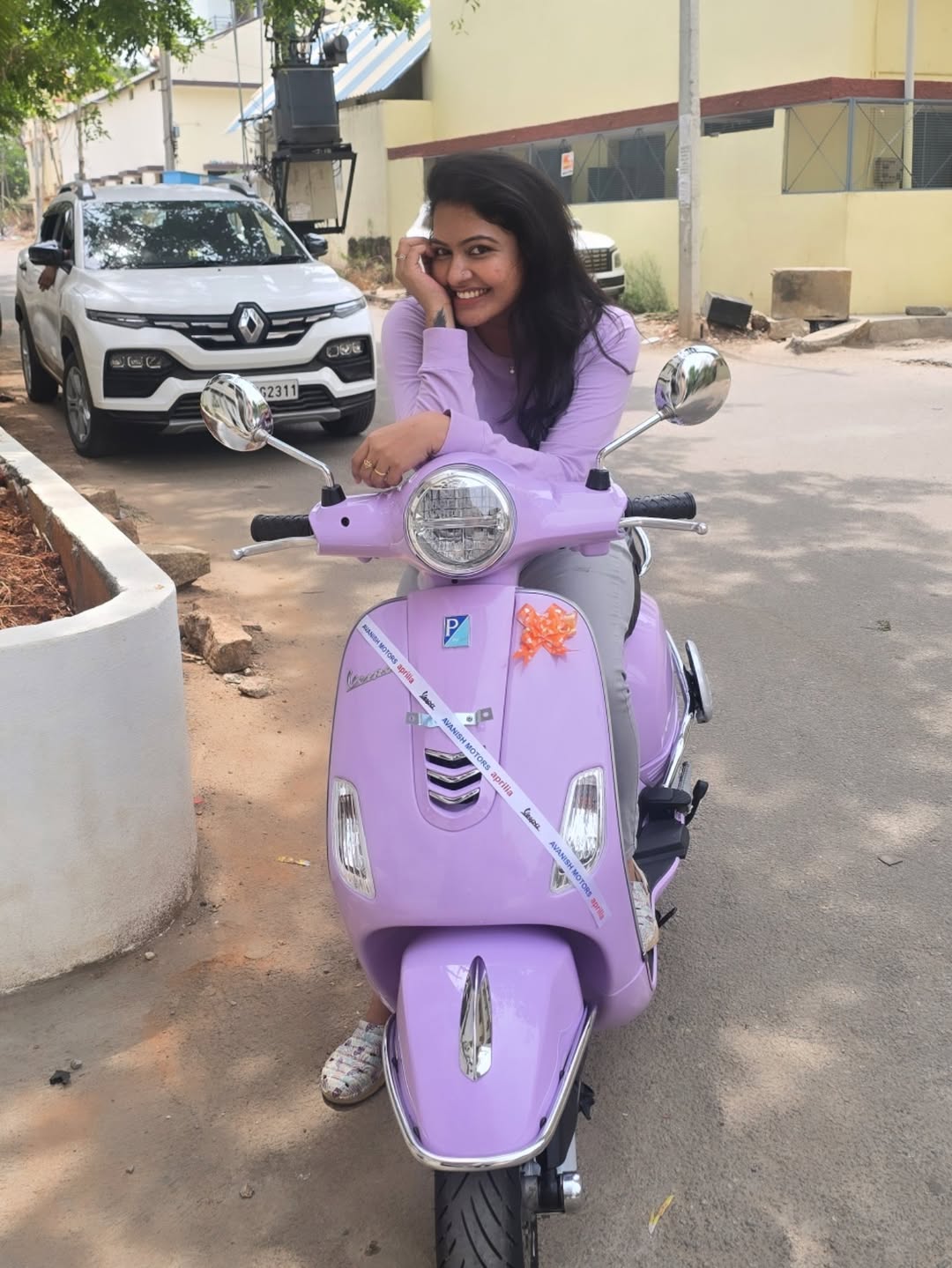 Rachitha Mahalakshmi's New Vespa Scooter Sparks Viral Naming Debate