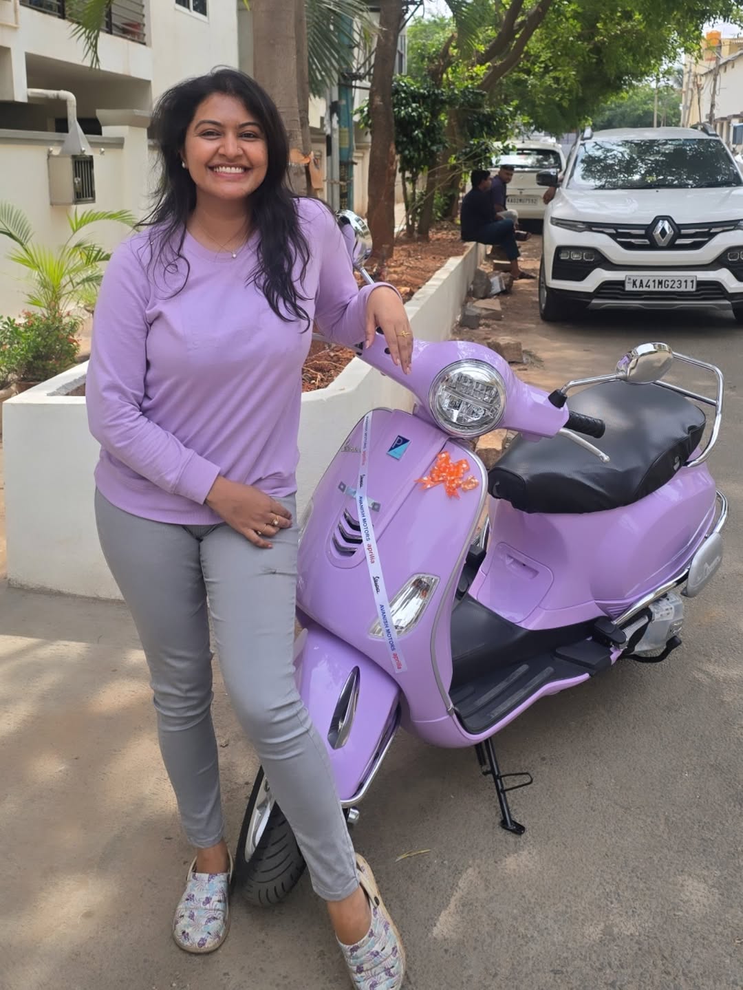 Rachitha Mahalakshmi's New Vespa Scooter Sparks Viral Naming Debate