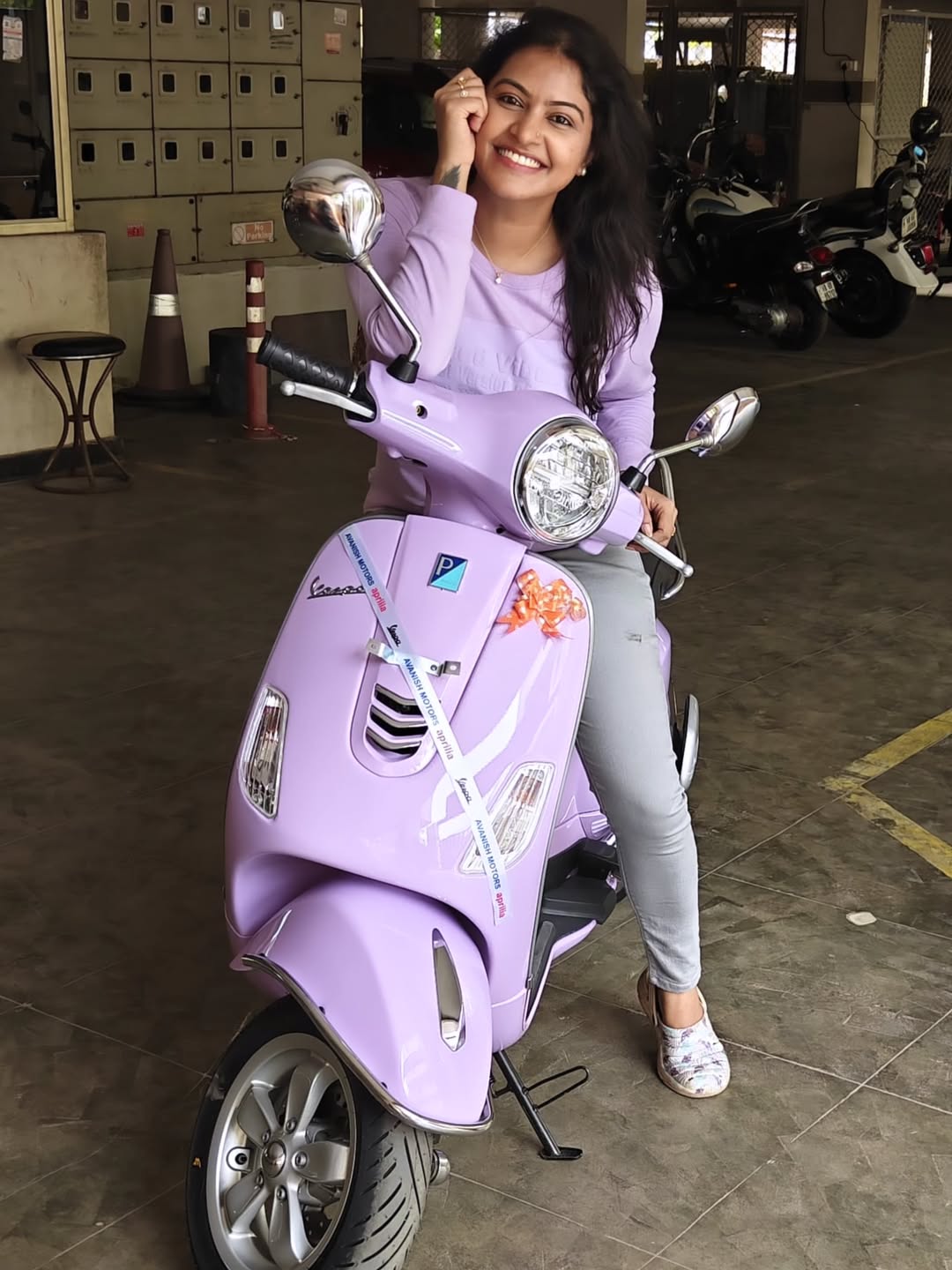 Rachitha Mahalakshmi's New Vespa Scooter Sparks Viral Naming Debate