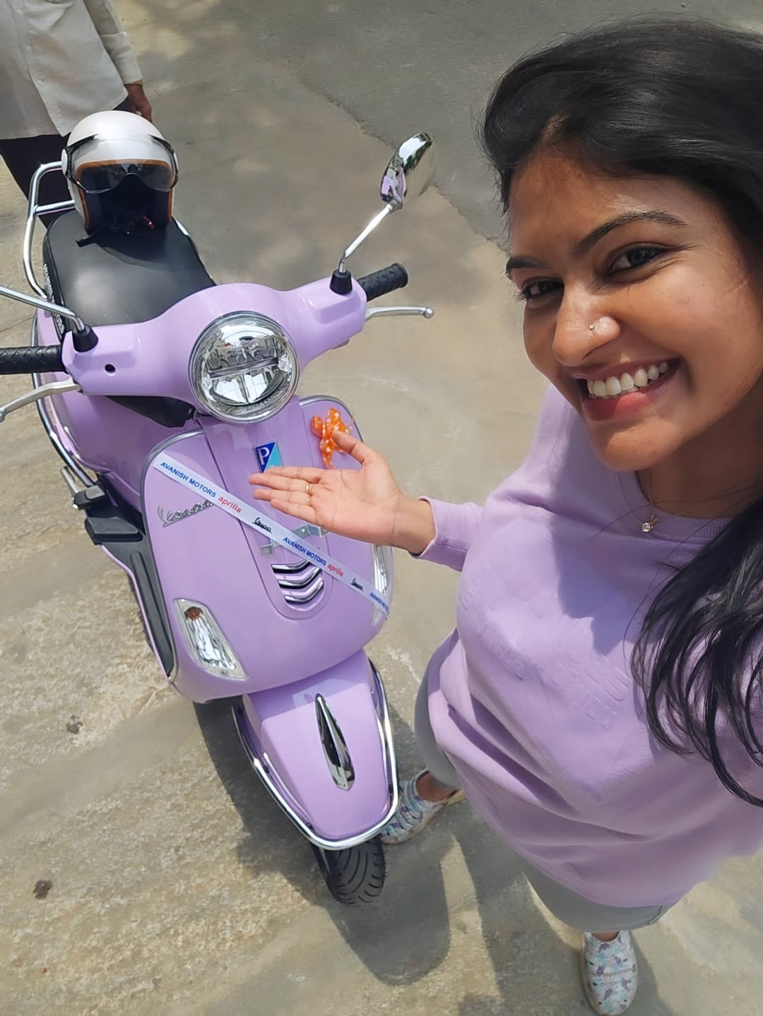 Rachitha Mahalakshmi's New Vespa Scooter Sparks Viral Naming Debate