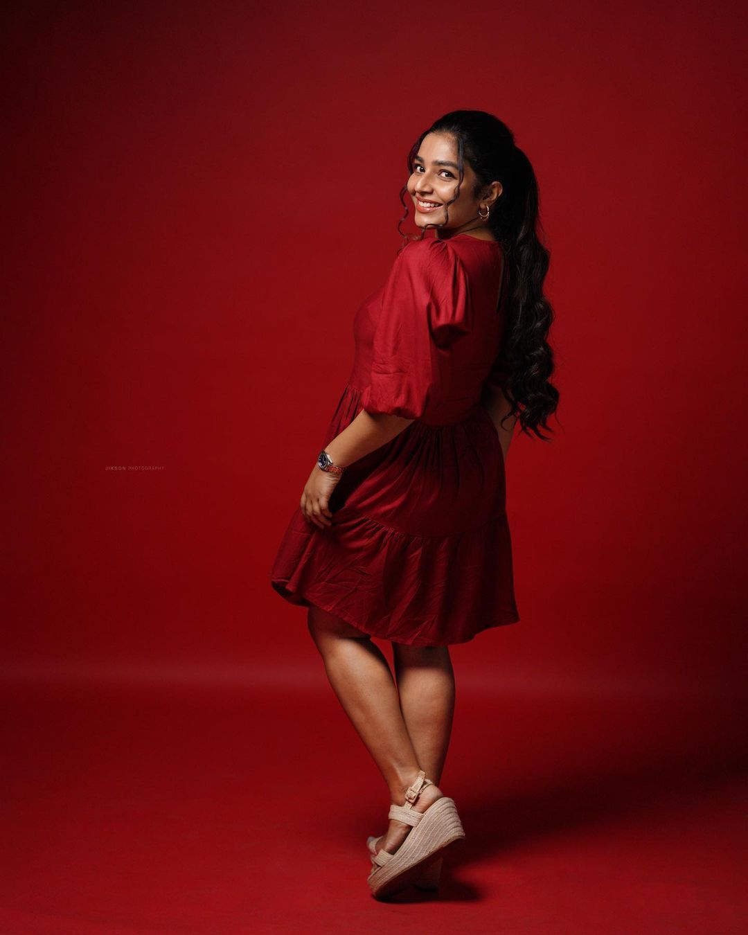 Rajisha Vijayan Steals the Spotlight in Stunning Red Ensemble
