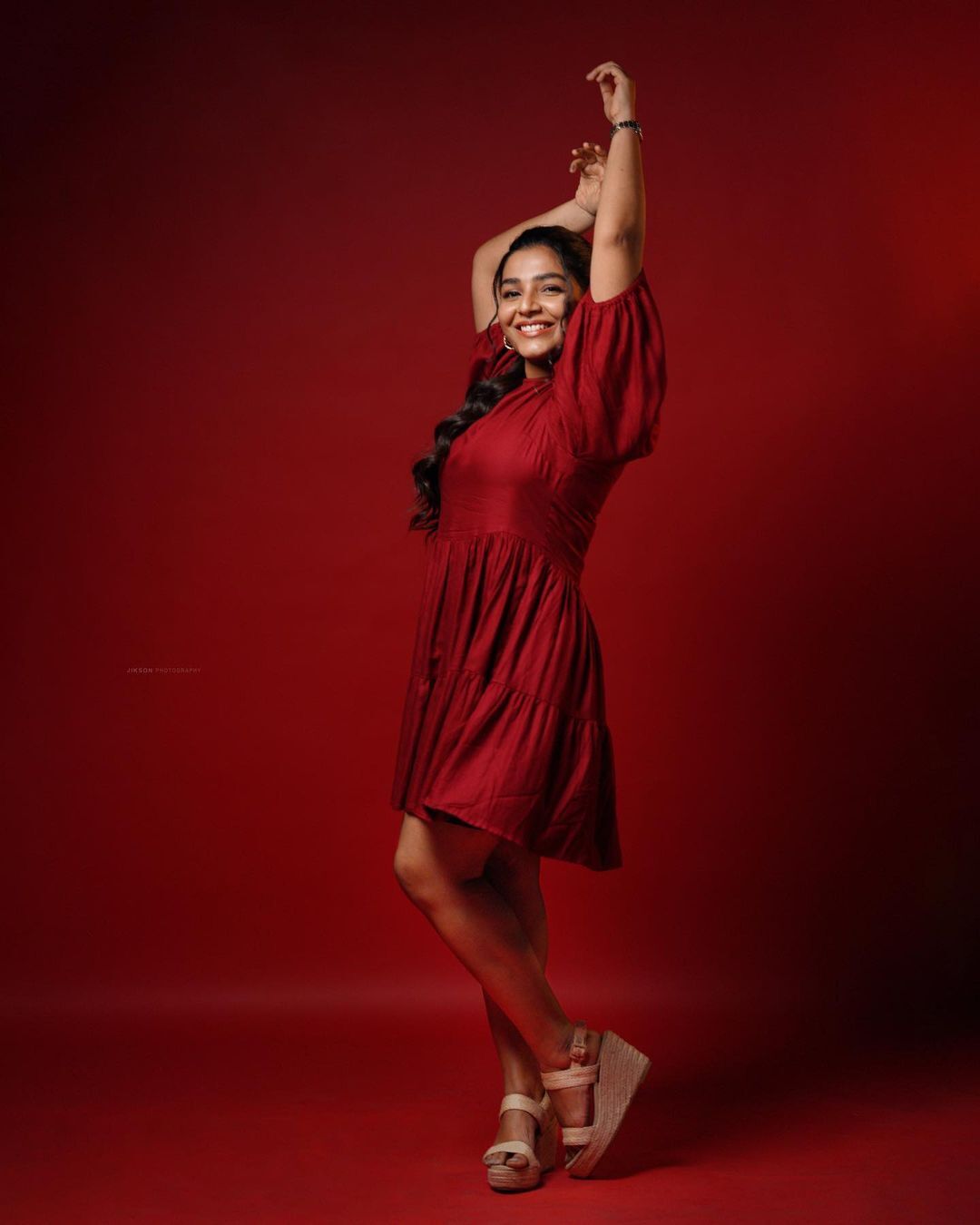Rajisha Vijayan Steals the Spotlight in Stunning Red Ensemble