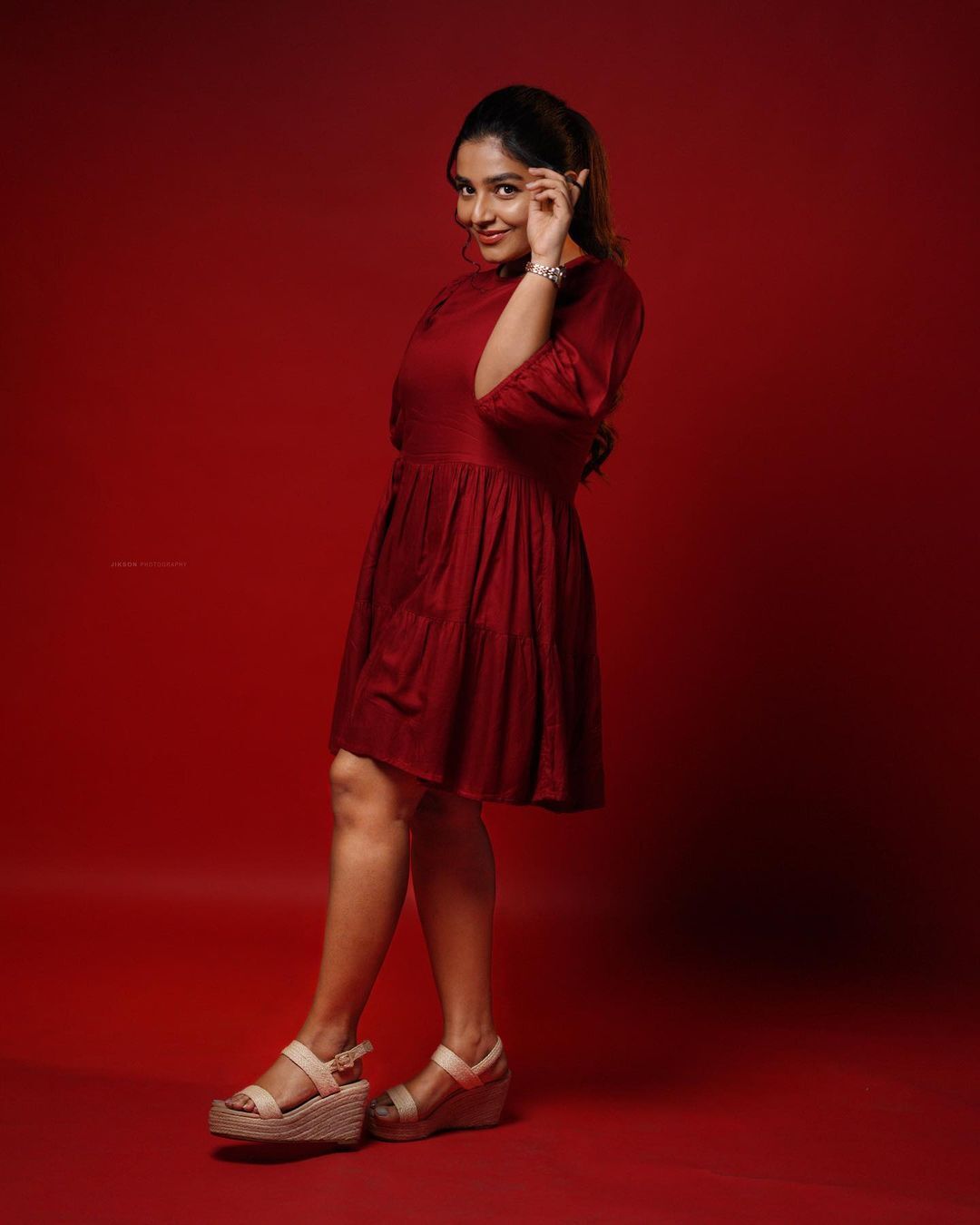 Rajisha Vijayan Steals the Spotlight in Stunning Red Ensemble