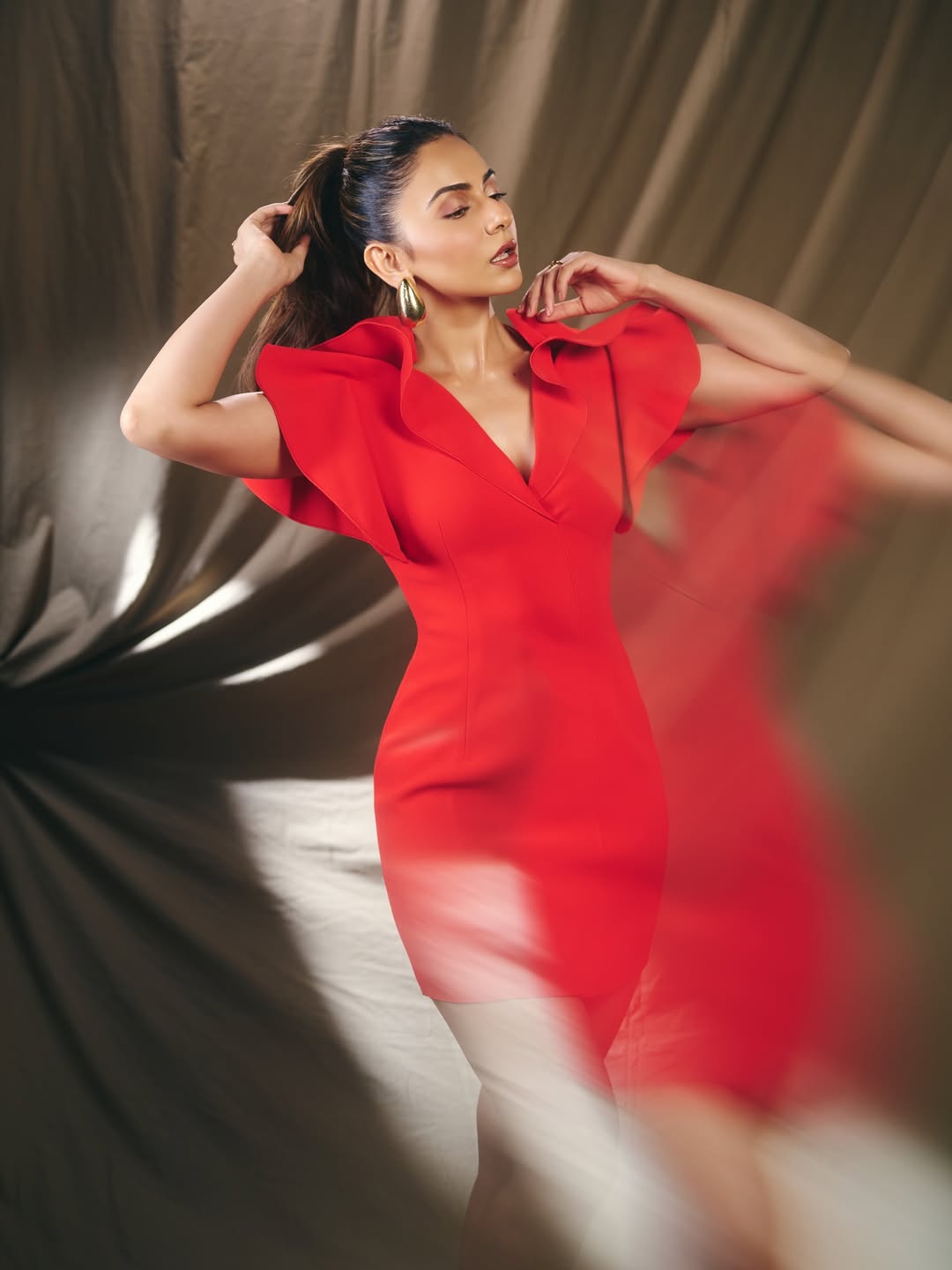Rakul Preet Singh Red Dress Power Dressing Redefines Glamour