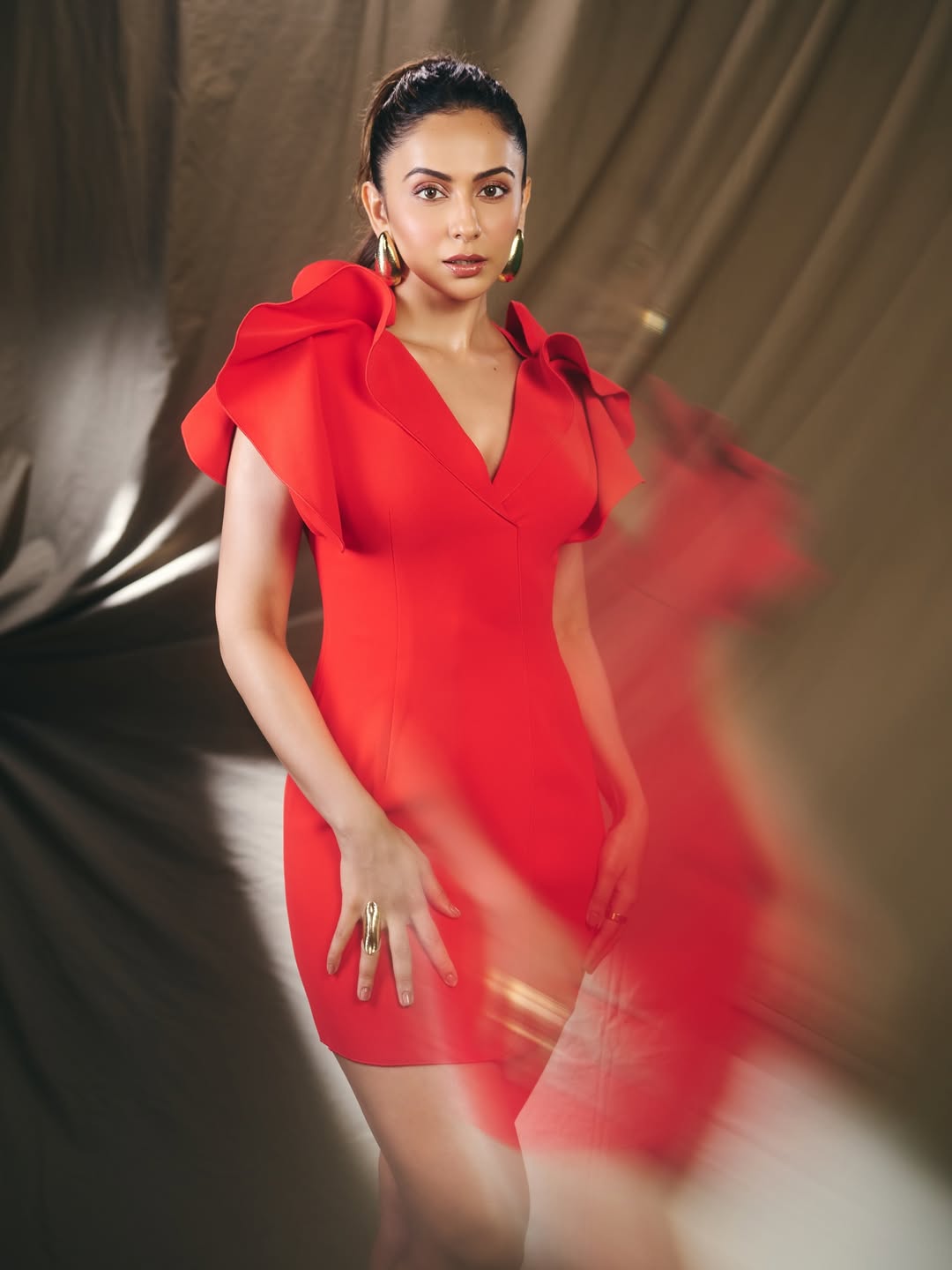 Rakul Preet Singh Red Dress Power Dressing Redefines Glamour