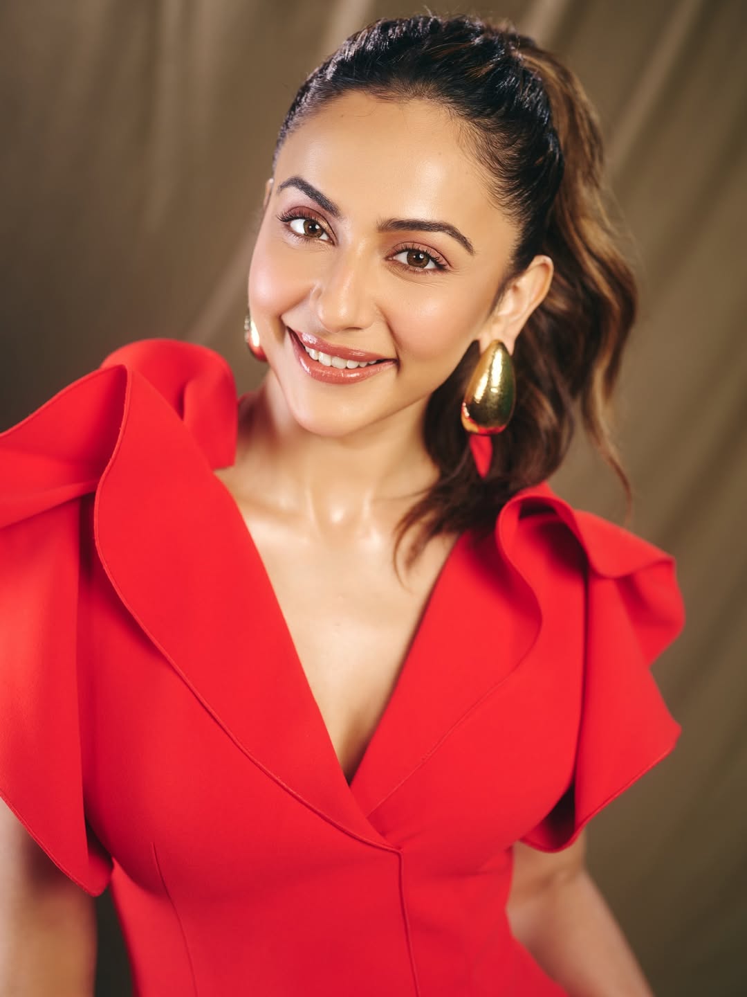 Rakul Preet Singh Red Dress Power Dressing Redefines Glamour