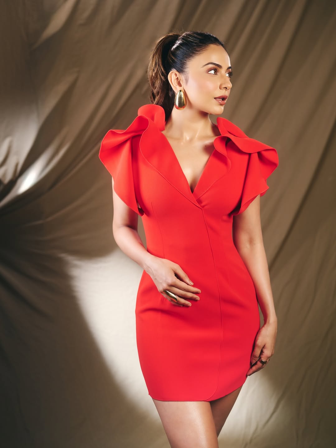 Rakul Preet Singh Red Dress Power Dressing Redefines Glamour