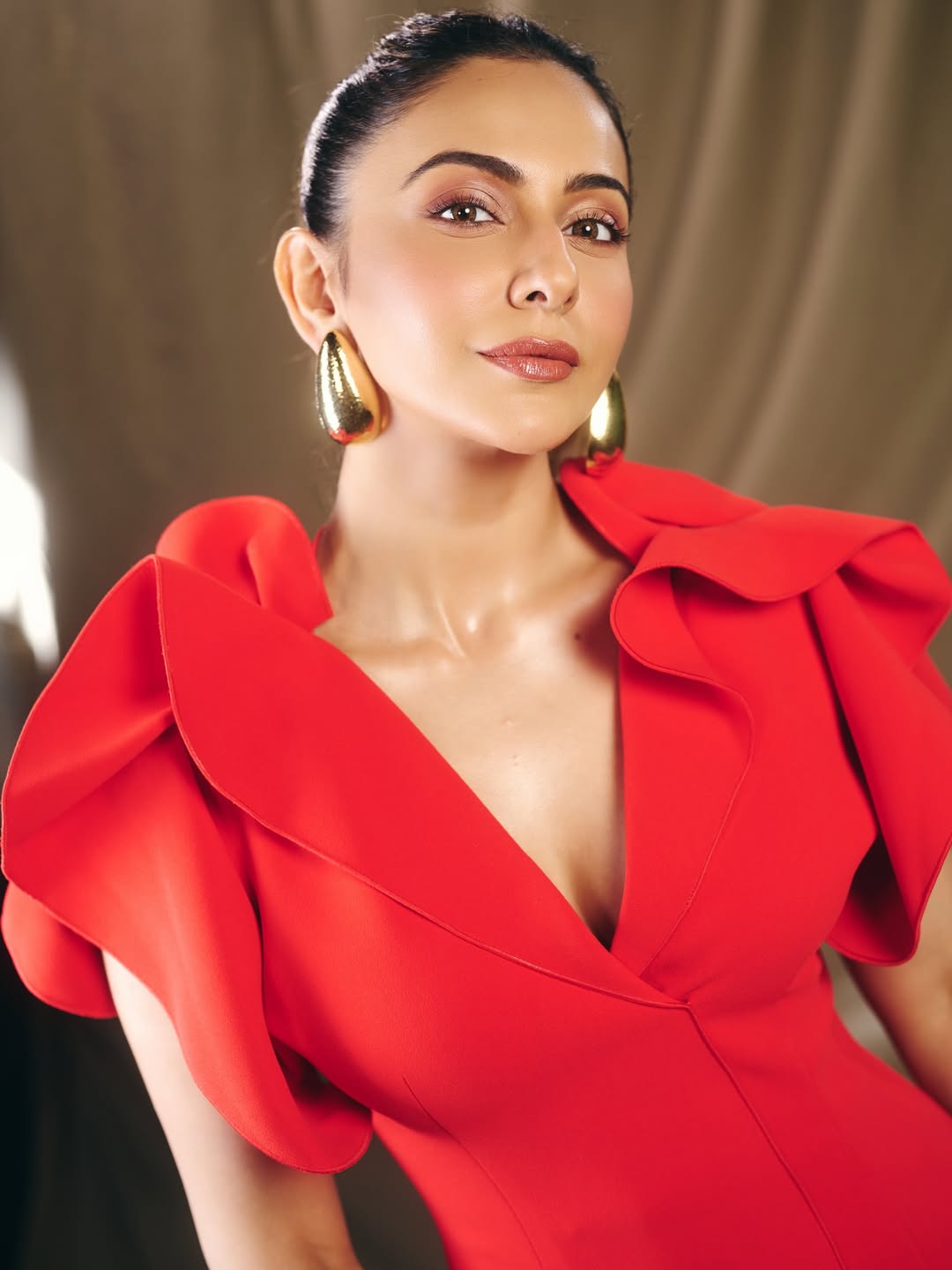 Rakul Preet Singh Red Dress Power Dressing Redefines Glamour