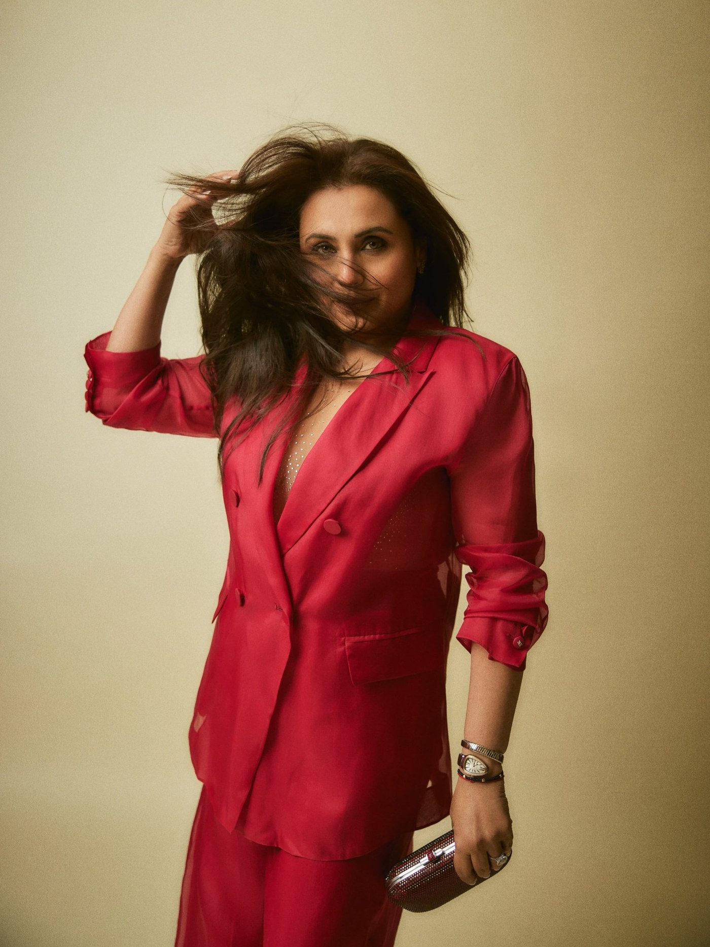 Rani Mukerji Masters Power Dressing in Striking Monochrome Red!