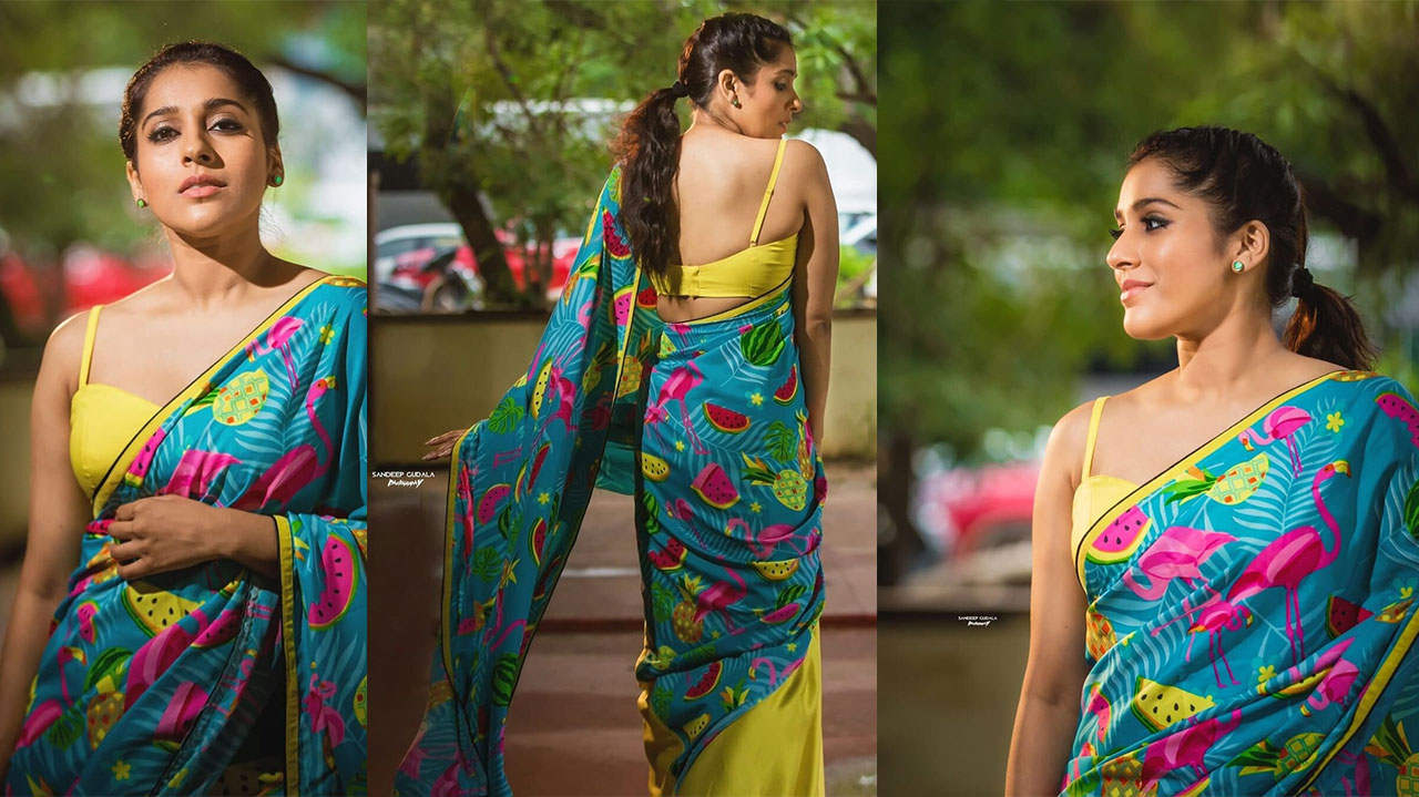 Rashmi Gautam Stunning Latest Saree Photos and Traditional Looks