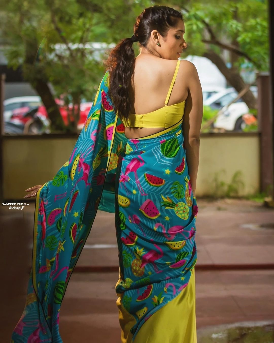 Rashmi Gautam Stunning Latest Saree Photos and Traditional Looks