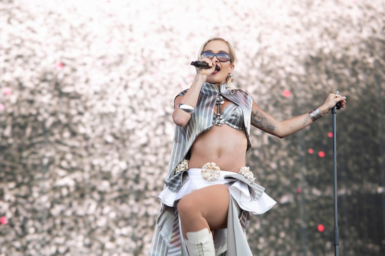 Rita Ora’s Radiant Night Out Glow at the Isle of Wight Festival