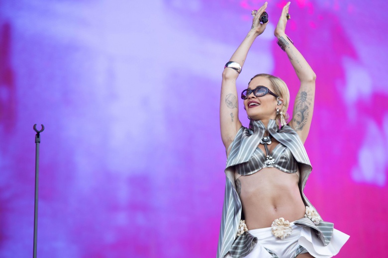 Rita Ora’s Radiant Night Out Glow at the Isle of Wight Festival