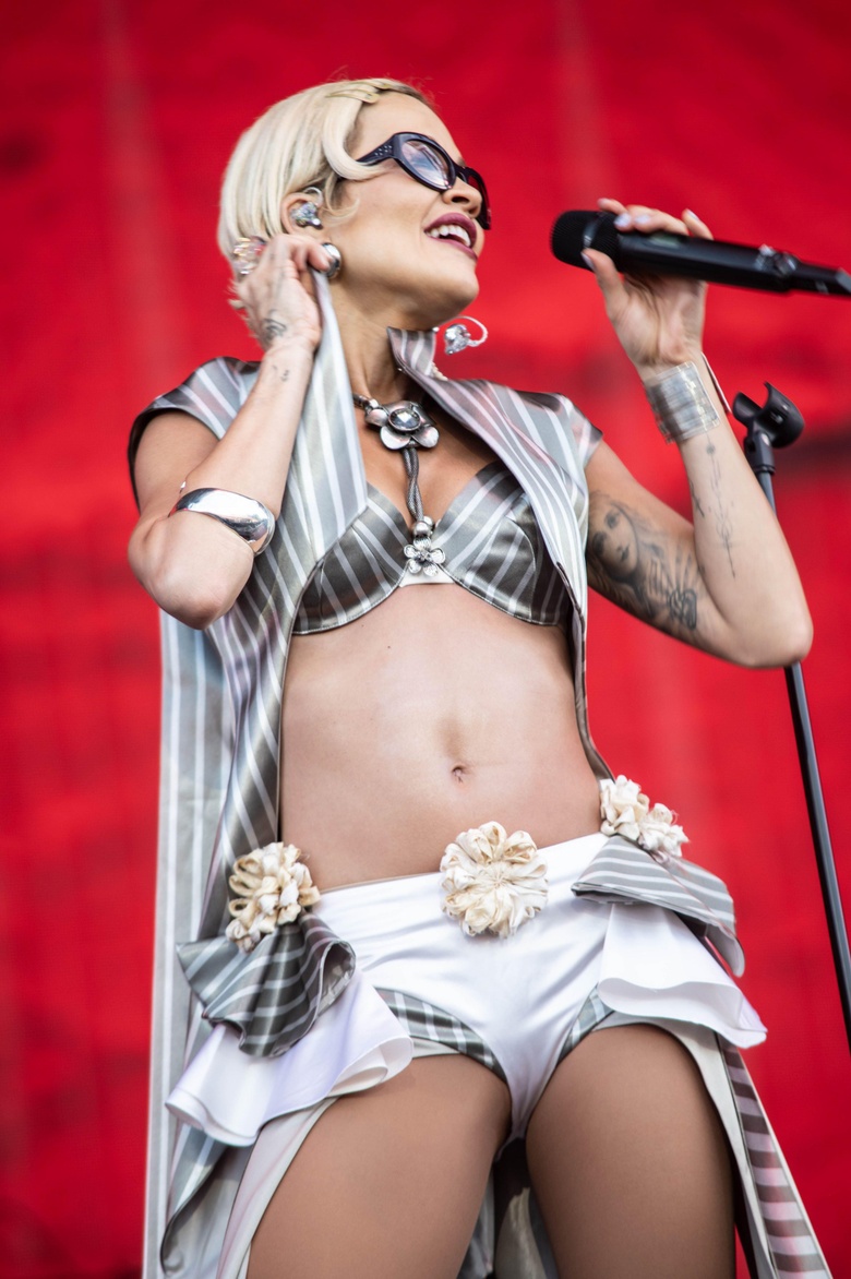 Rita Ora’s Radiant Night Out Glow at the Isle of Wight Festival