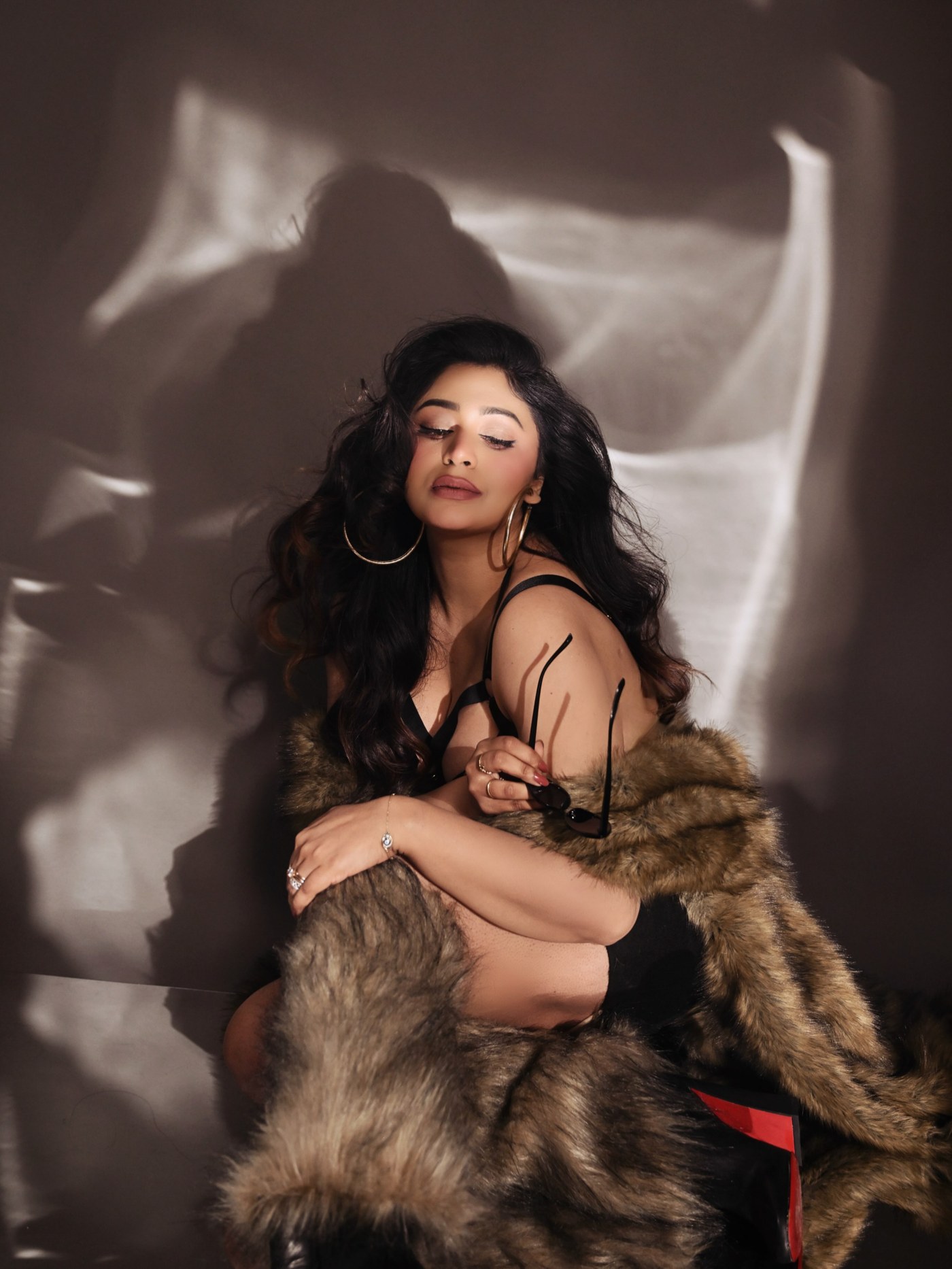 Ritabhari Chakraborty showcases a chic and confident style in an all-black ensemble for a modern photoshoot. - Photos & Updates